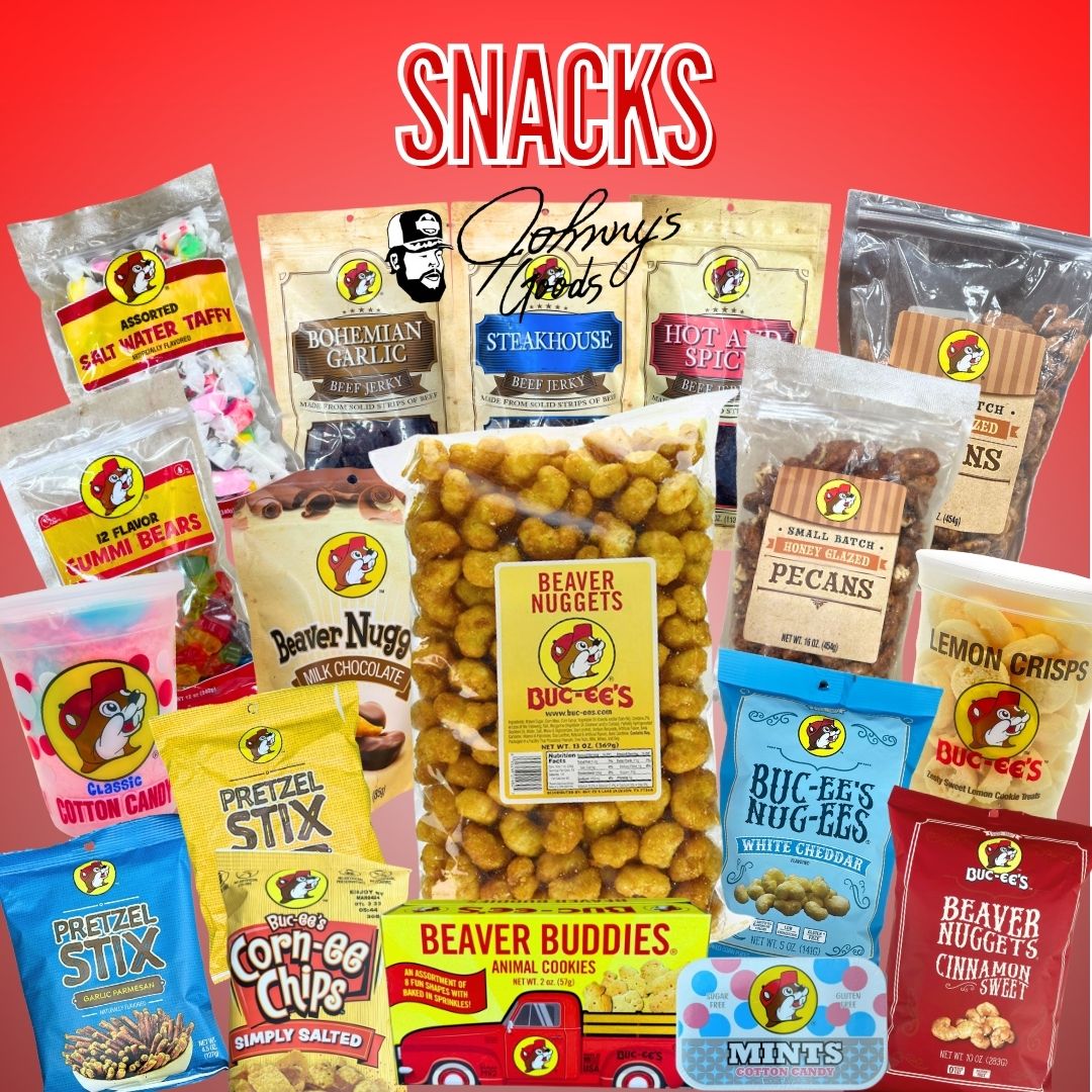 Bucee's Snacks Johnny's Goods