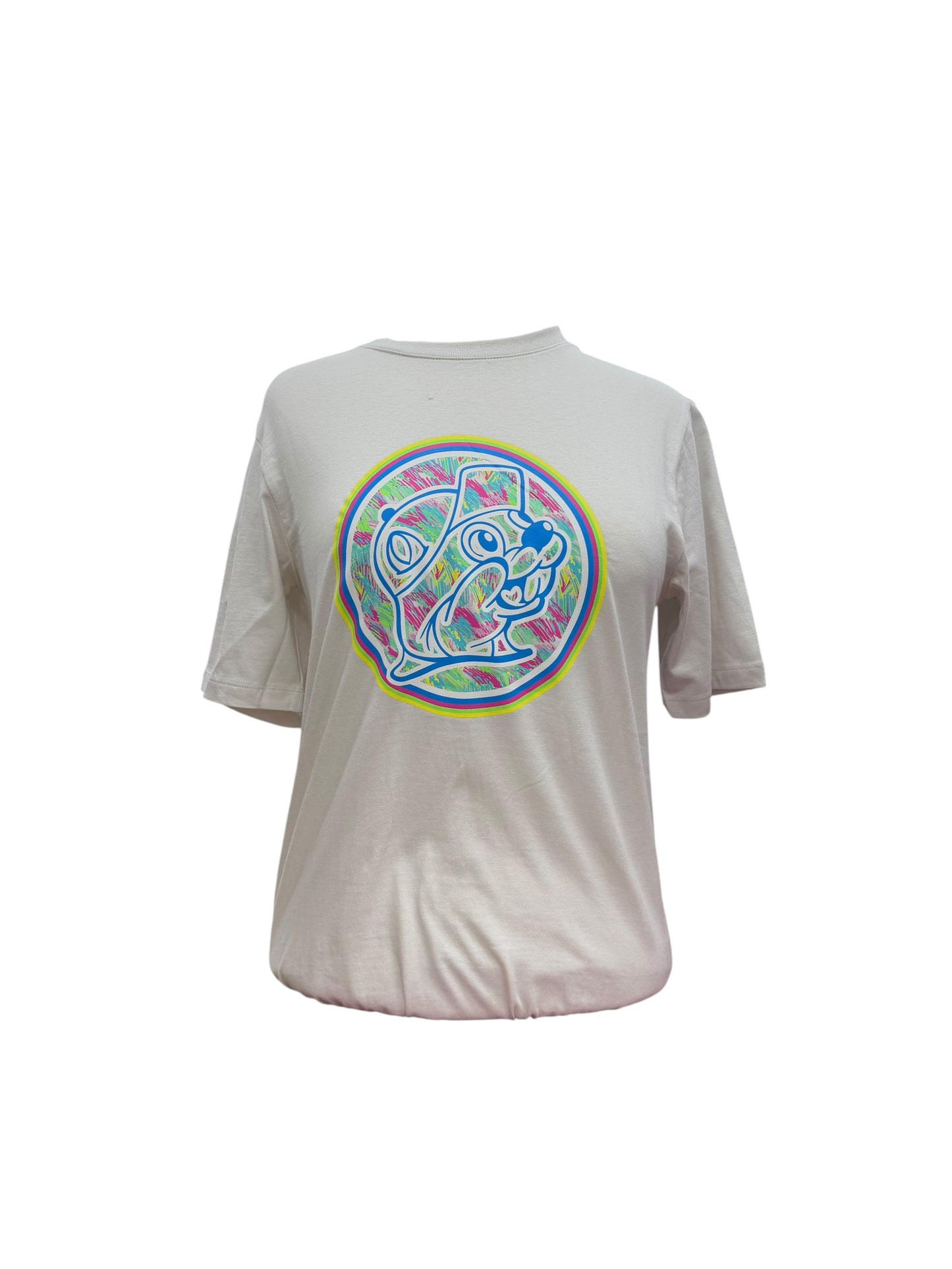Buc-ee’s “I’m A Beaver Believer” Retro Graphic T-Shirt – Cream Adult TShirt