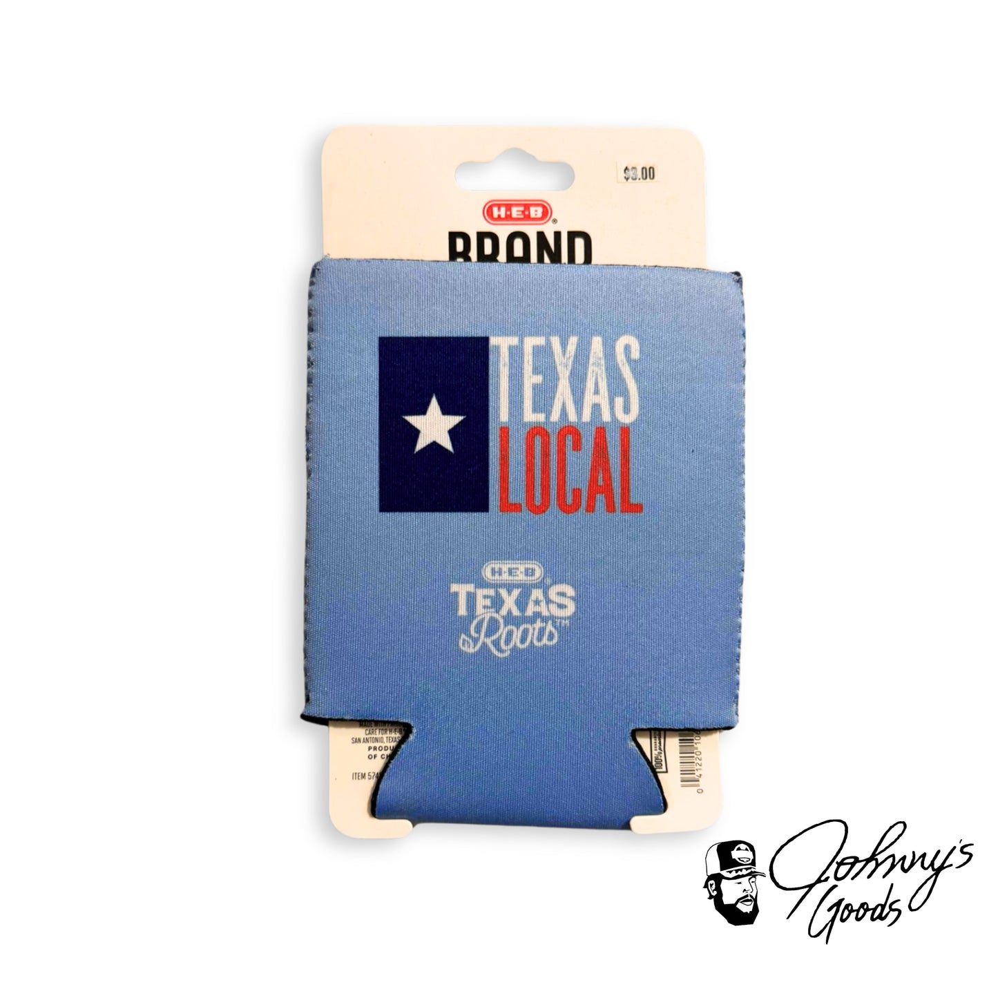 HEB Brand Shop Texas Local Drink Sleeve - Light Blue 12 Oz
