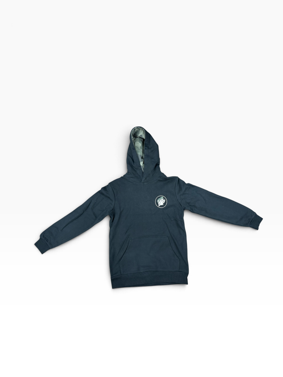 Buc-ee’s Since 1982 Camo Beaver Pullover Hoodie – Black