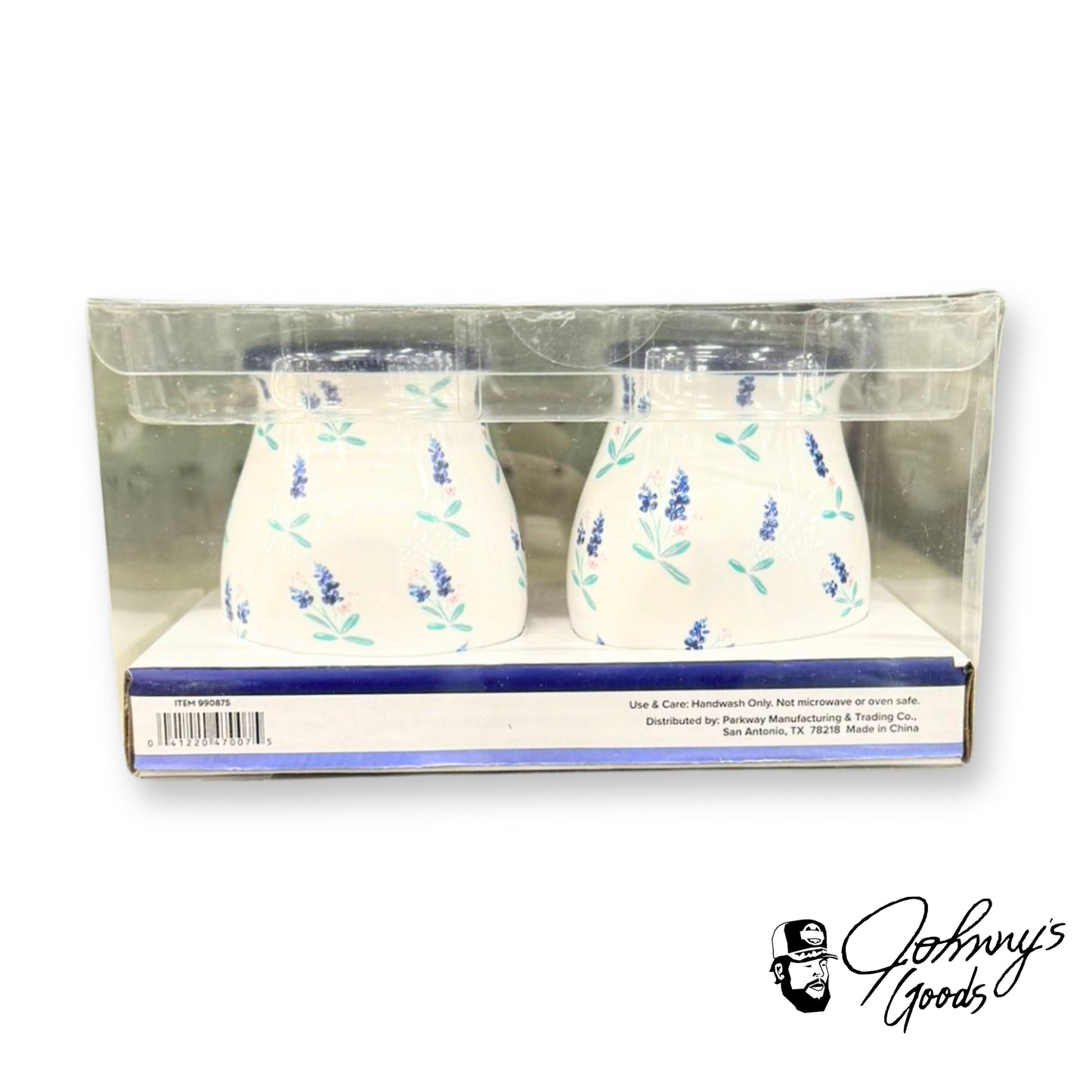 HEB Destination Holiday Bluebonnet Ceramic Salt & Pepper Shakers