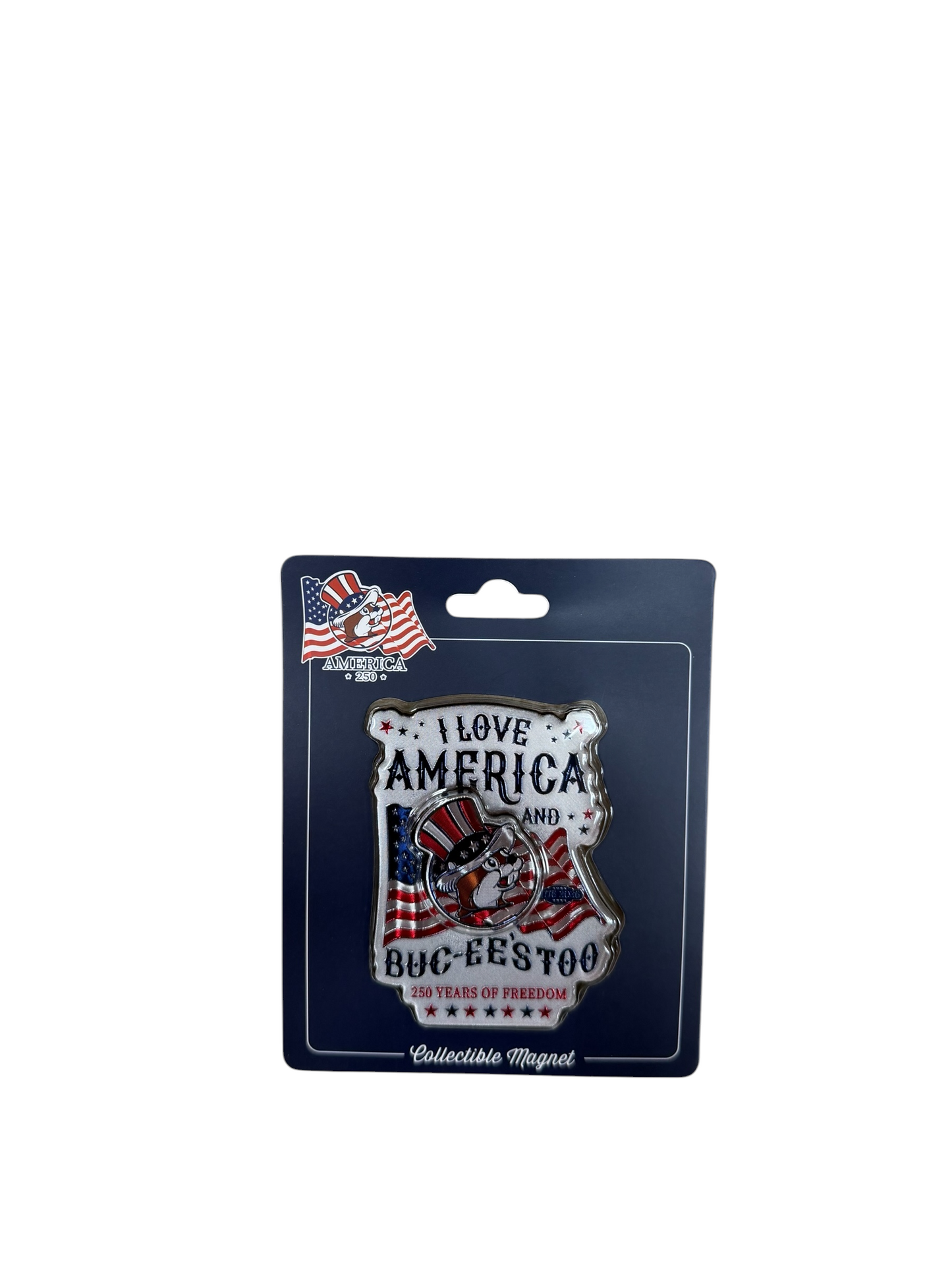 🇺🇸 Buc-ee’s America 250 Collection – Magnets, Keychain & Pin (Limited Edition)