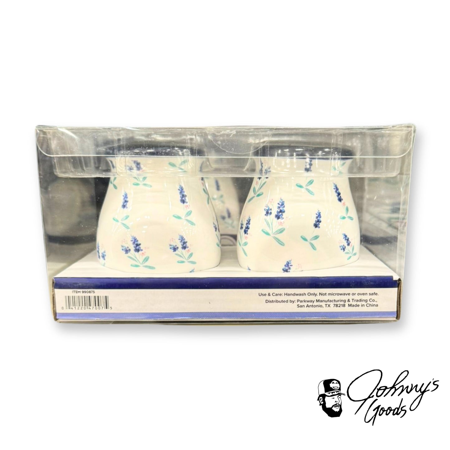 HEB Destination Holiday Bluebonnet Ceramic Salt & Pepper Shakers