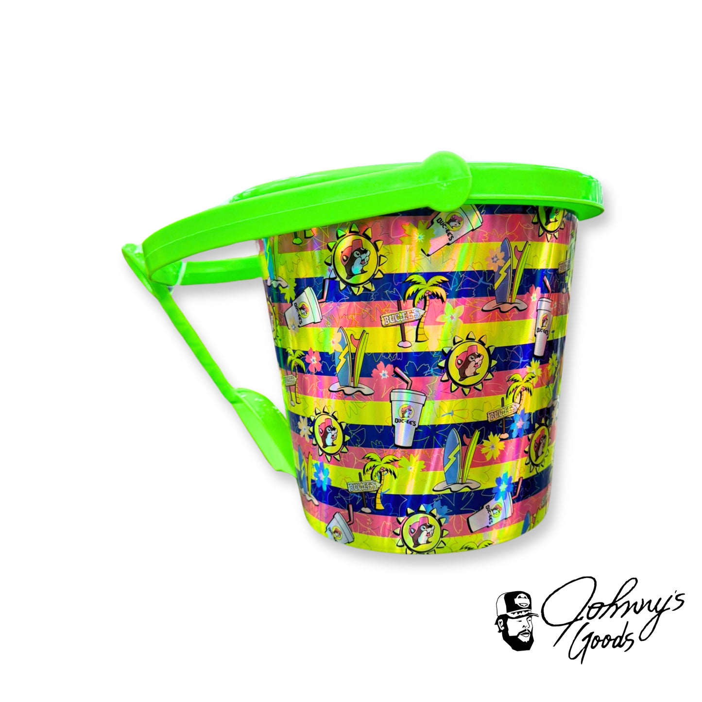 Best beach bucket and sand toys set for kids, Buc-ee's branded beach play set for toddlers, Sandcastle building tools and molds with bucket, Fun summer sand toys for beach and sandbox play, Durable and colorful beach bucket with toys for kids