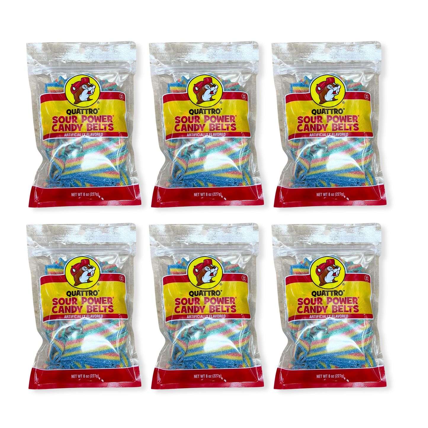 Buc-ee's Sour Power Candy Belts buc ees buc ee's bucees buccees buc-ees