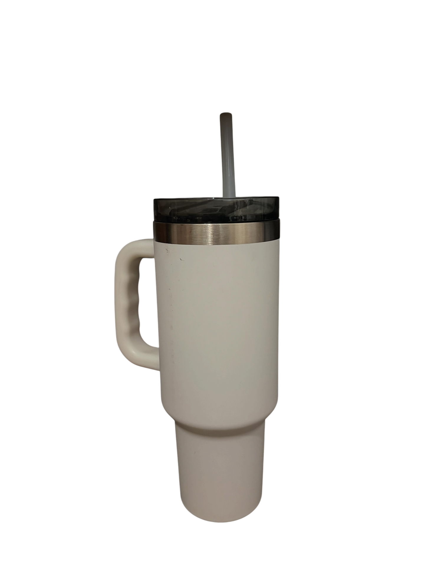 Swiftie 40 oz Insulated Travel Tumbler with Handle & Straw – White