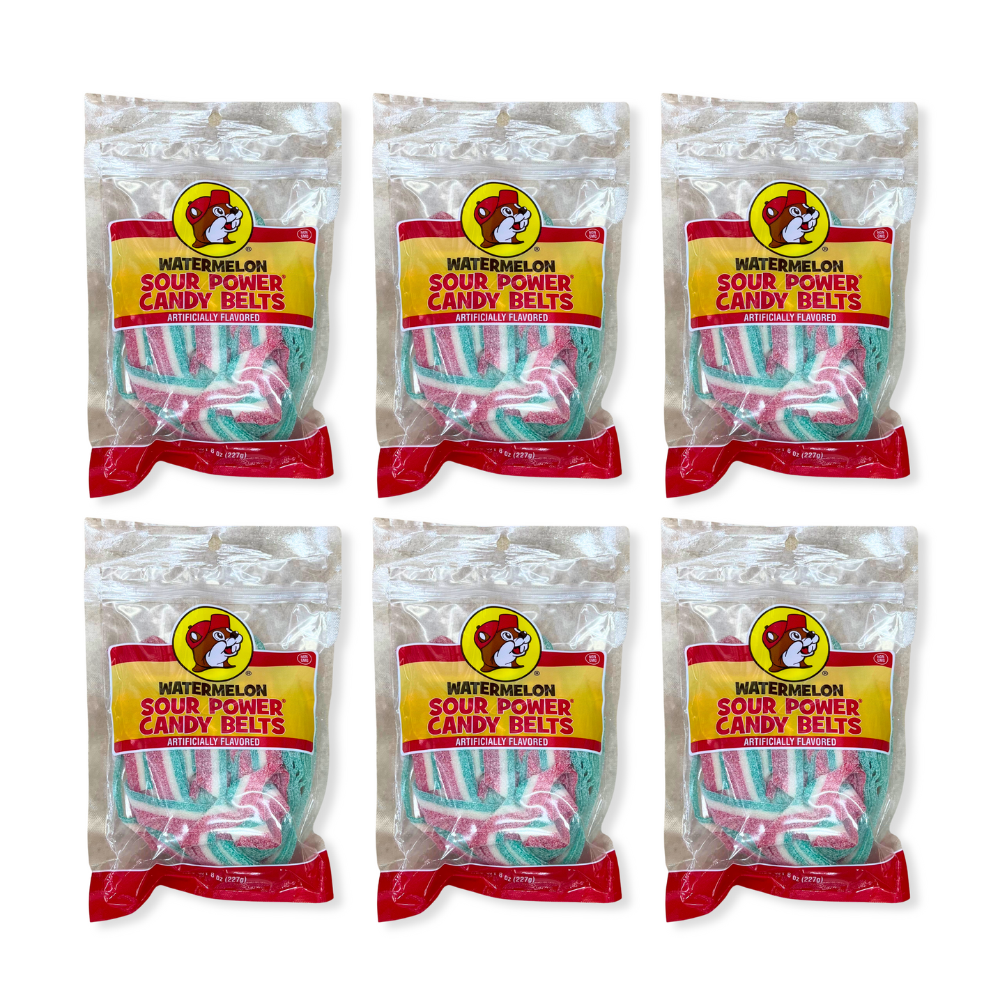 Buc-ee's Sour Power Candy Belts buc ees buc ee's bucees buccees buc-ees