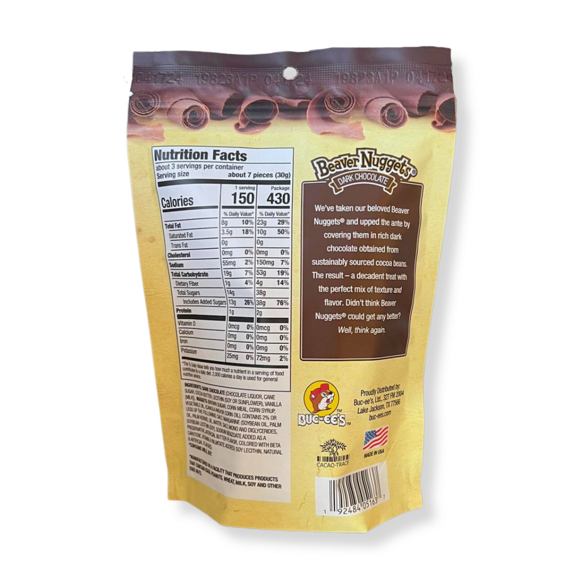 Buc-ee's Beaver Nuggets Chocolate buc ees buc ee's bucees buccees buc-ees