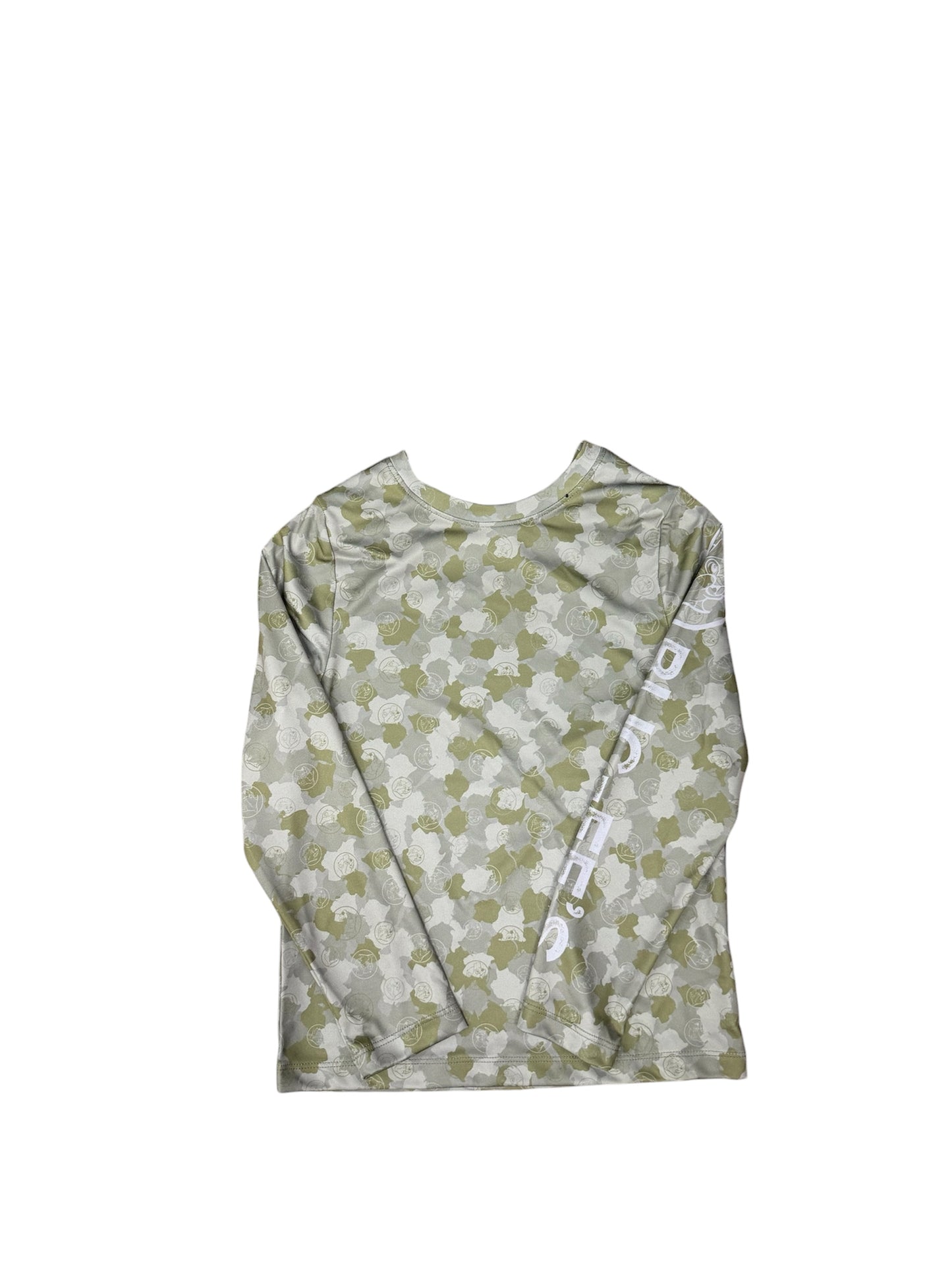 Buc-ee’s Lightweight Performance Long Sleeve Shirt – Camo Print – Athletic Fit