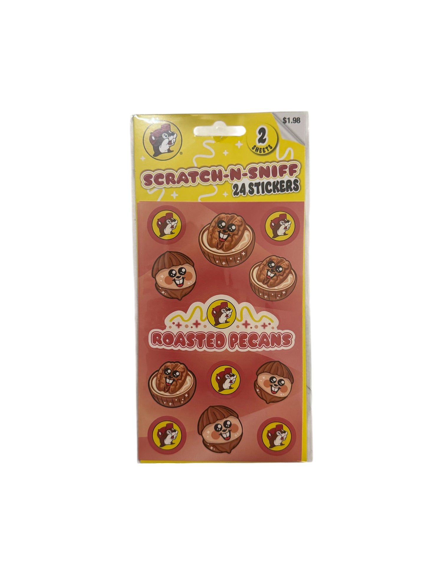 Buc-ee’s Scratch-N-Sniff Stickers 24ct