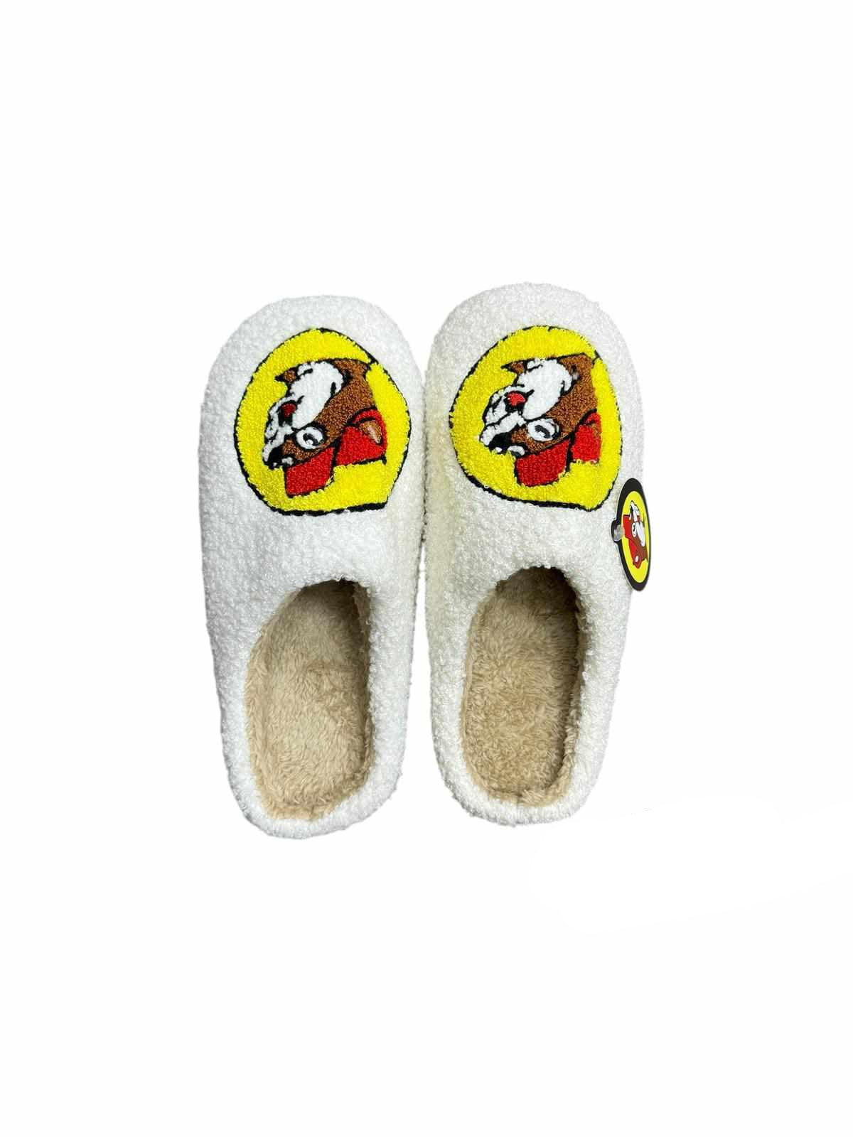 Buc-ee's Sherpa Logo Slippers – Cozy, Soft, and Stylish Indoor Comfort