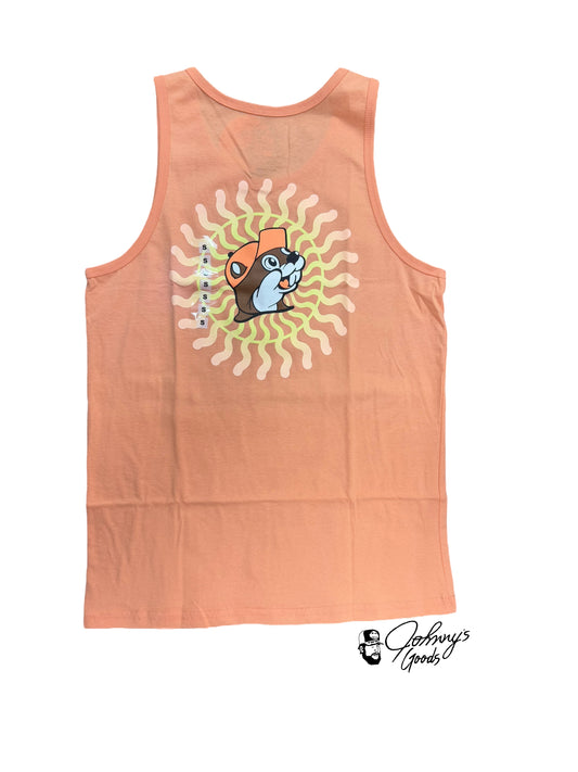 Buc-ee’s Orange Sun Logo Tank Top