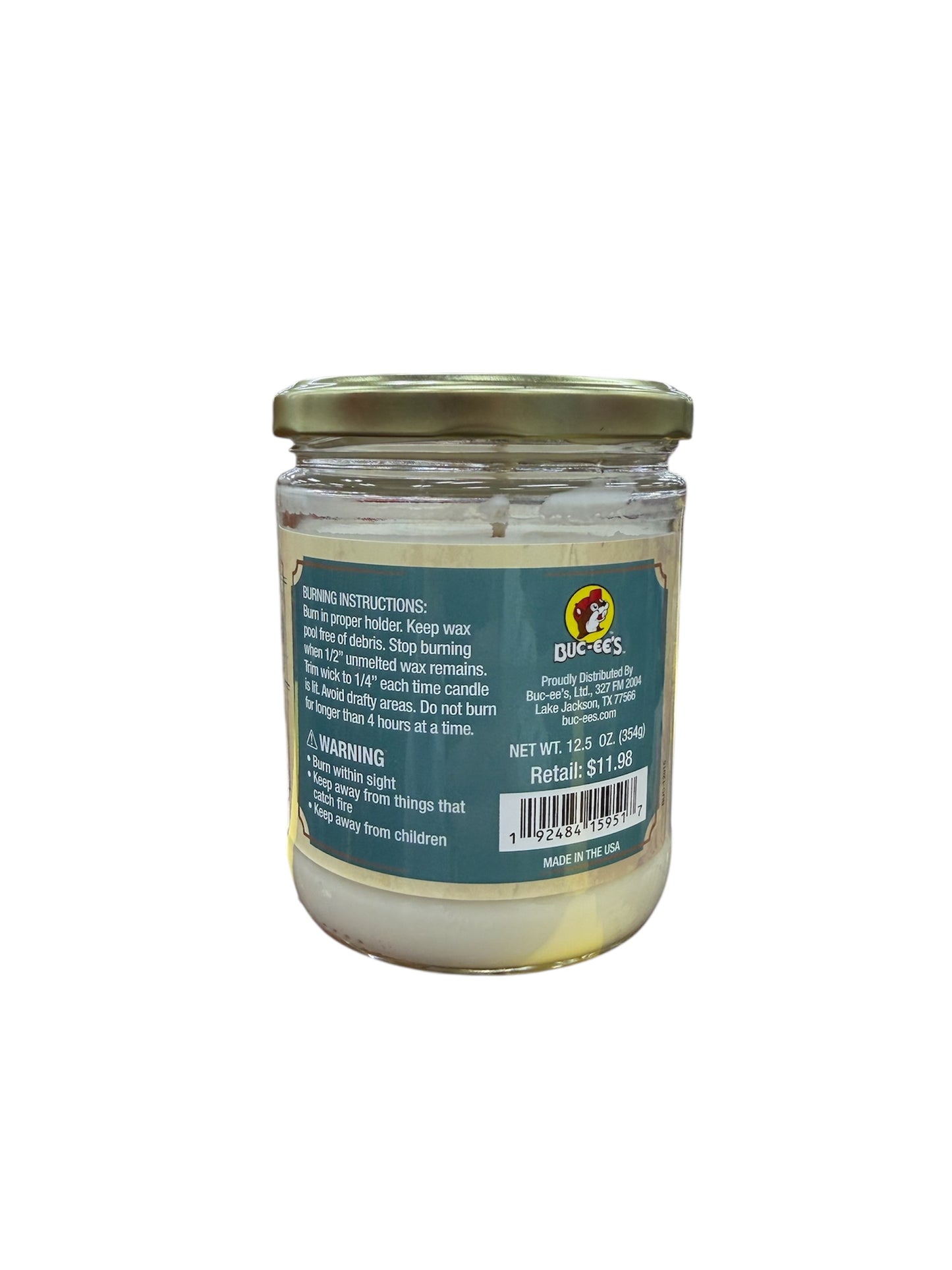 Buc-ee's Gourmet Candles 12.5 oz