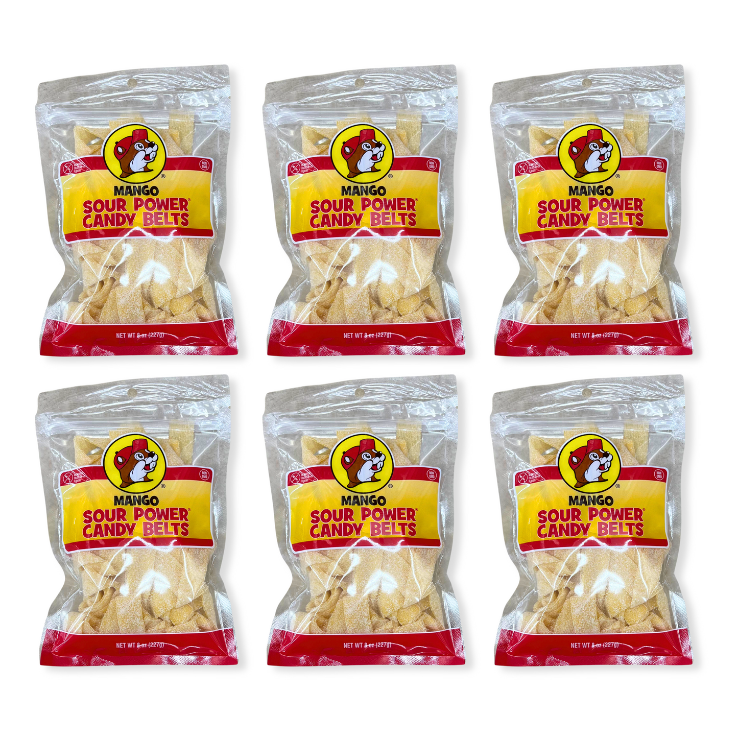 Buc-ee's Sour Power Candy Belts buc ees buc ee's bucees buccees buc-ees