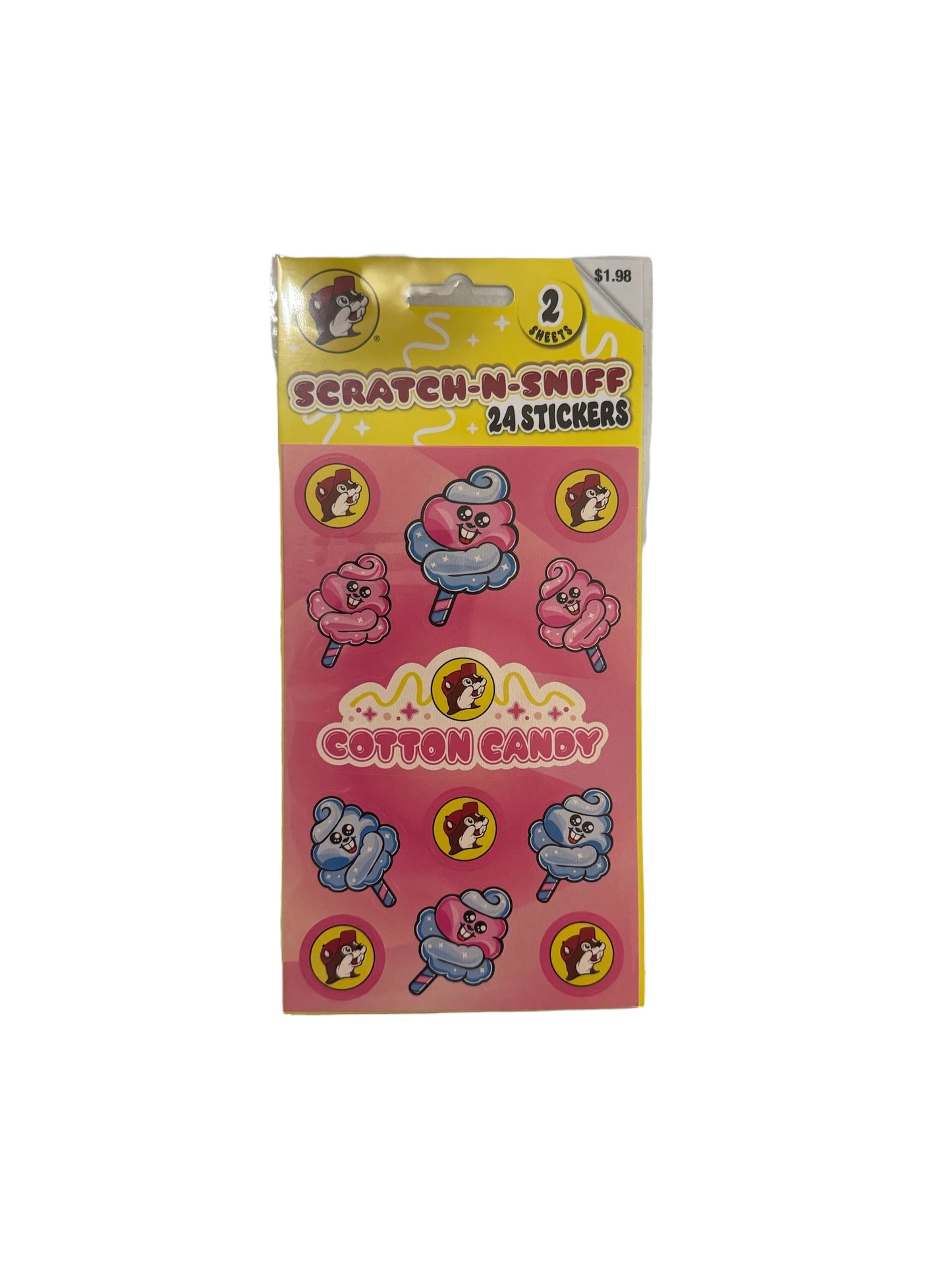 Buc-ee’s Scratch-N-Sniff Stickers 24ct