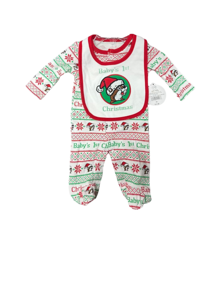 Buc-ee’s Christmas Onesie Pajamas