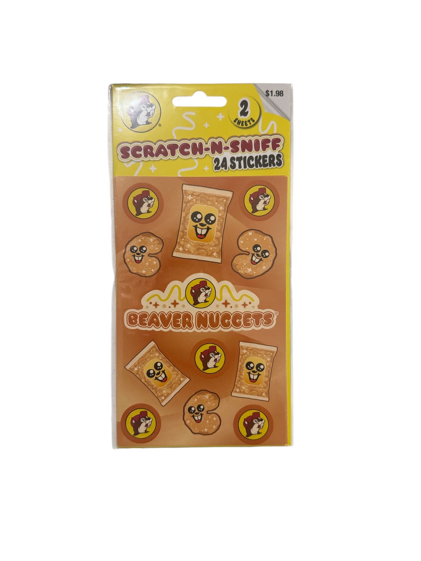 Buc-ee’s Scratch-N-Sniff Stickers 24ct