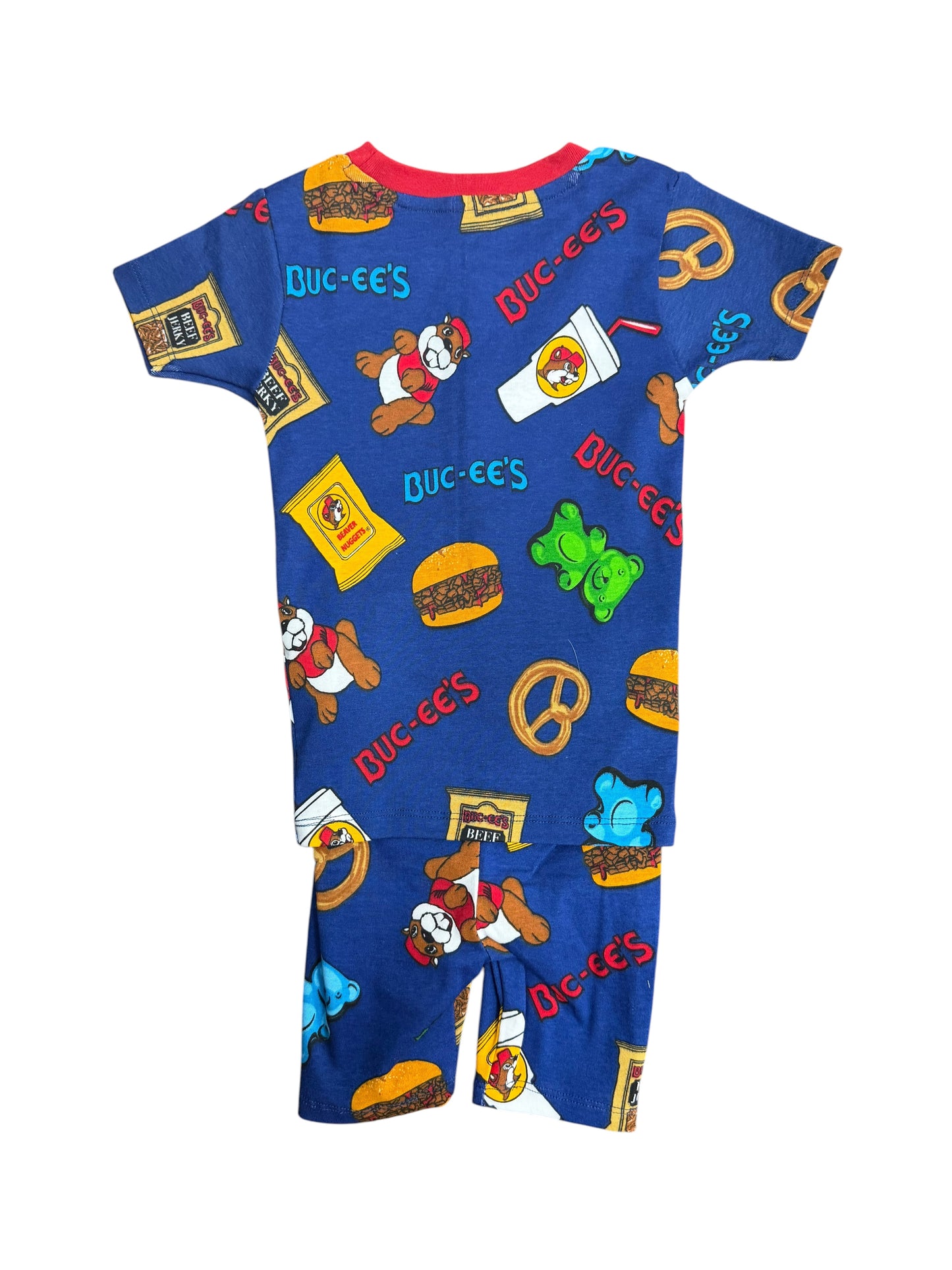 Buc-ee’s Kids Pajama Set – Blue Snack Print