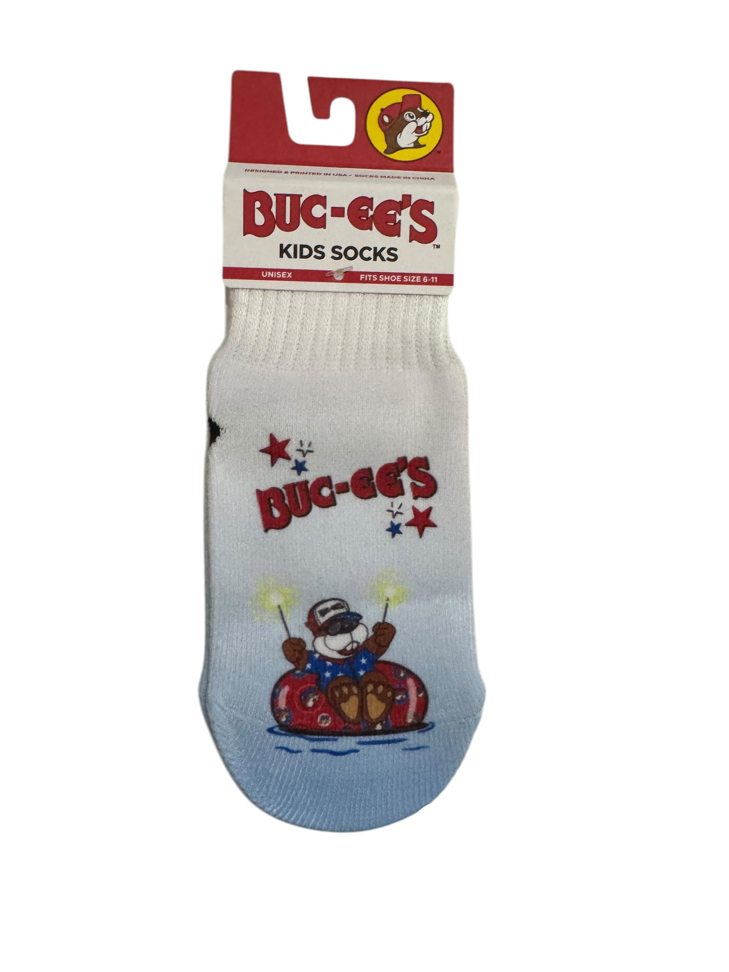 Buc-ee’s July 4th 2025 Socks