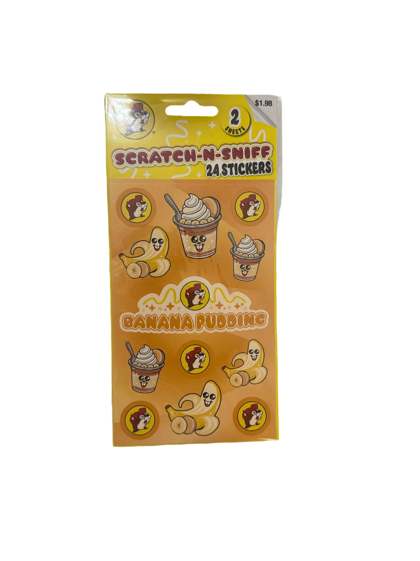 Buc-ee’s Scratch-N-Sniff Stickers 24ct