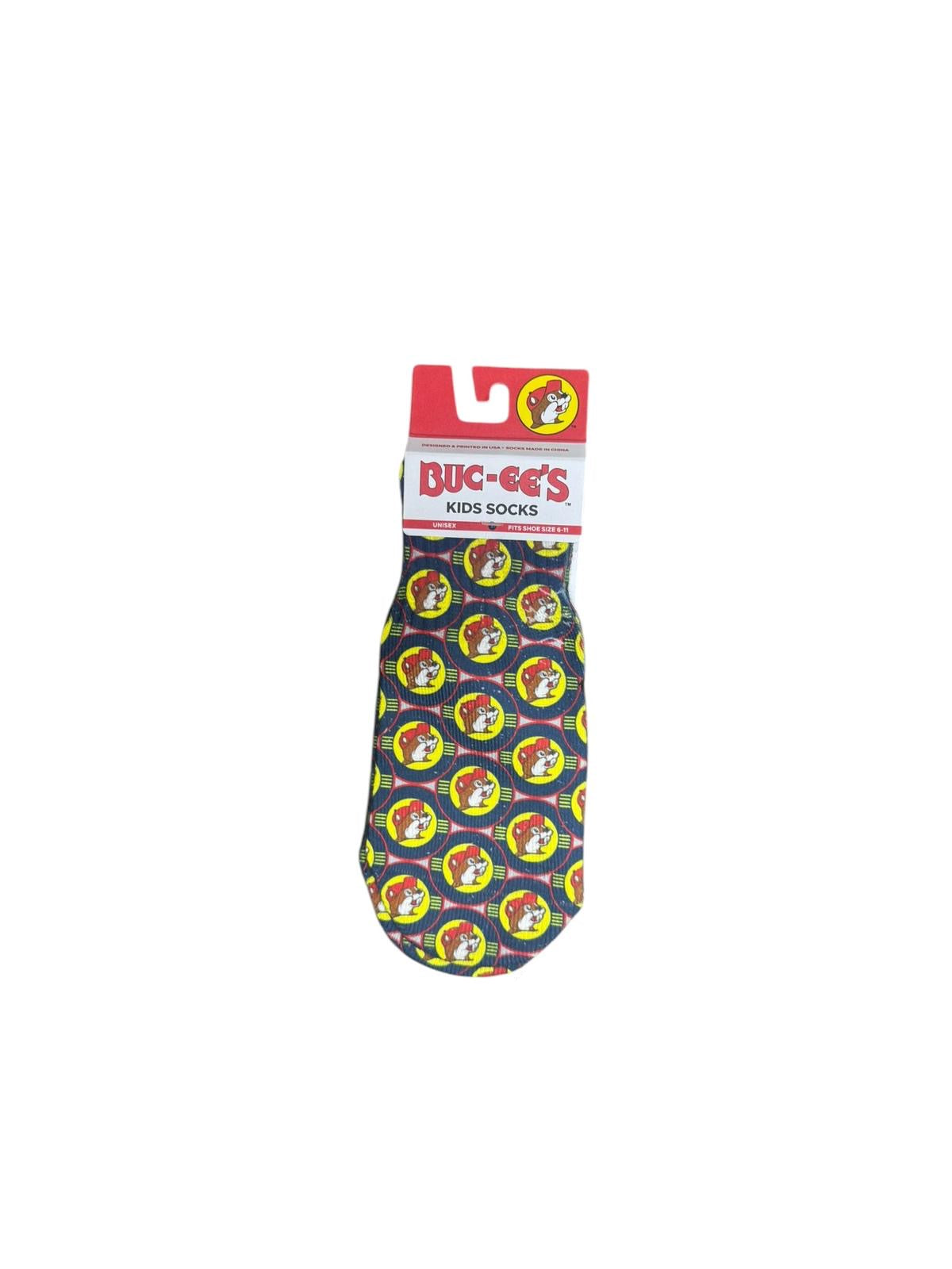 Buc-ee's Ankle Sublimated Kids Socks