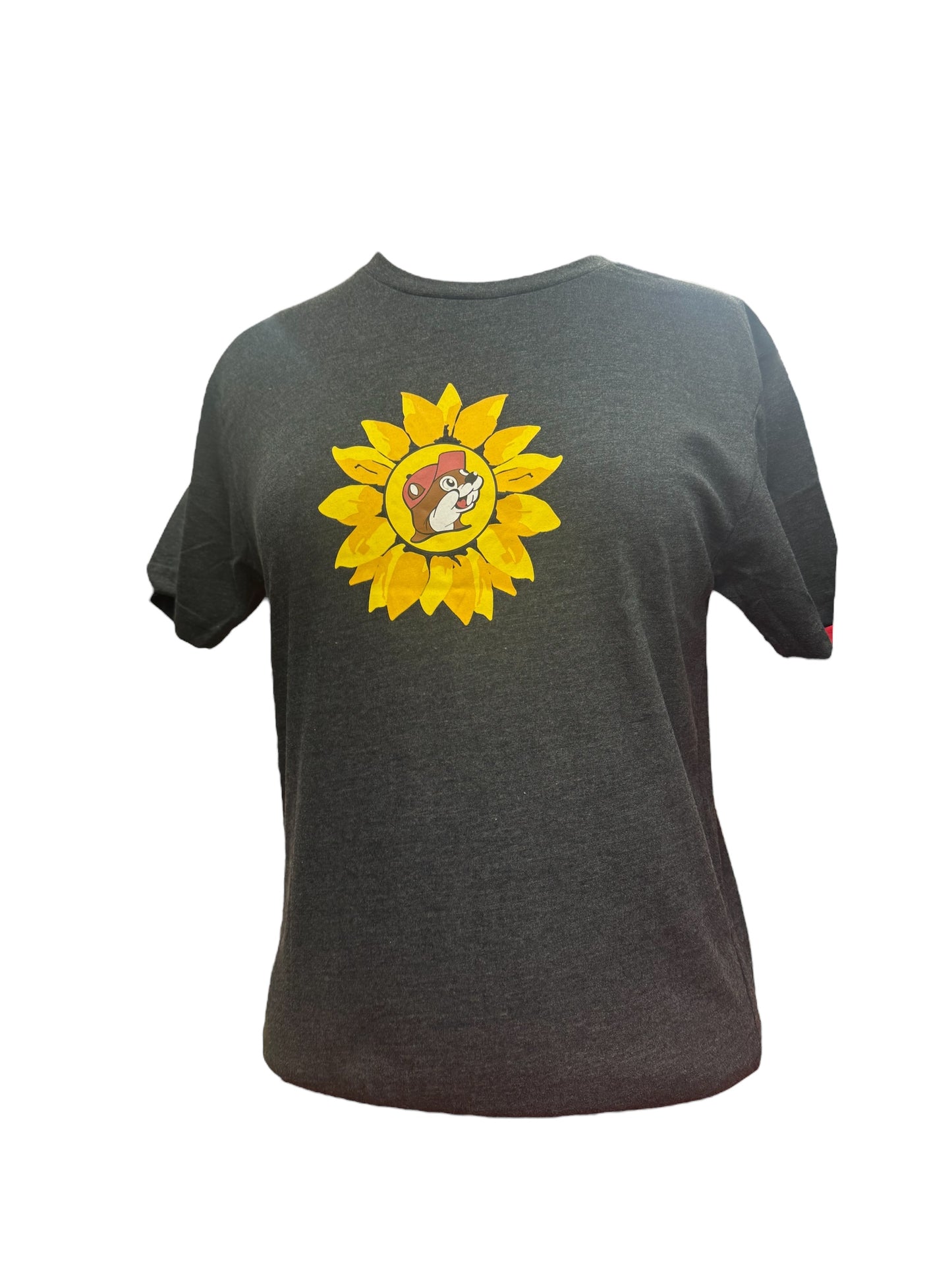 Buc-ee’s “Enjoy the Little Things” Sunflower Grey Tshirt