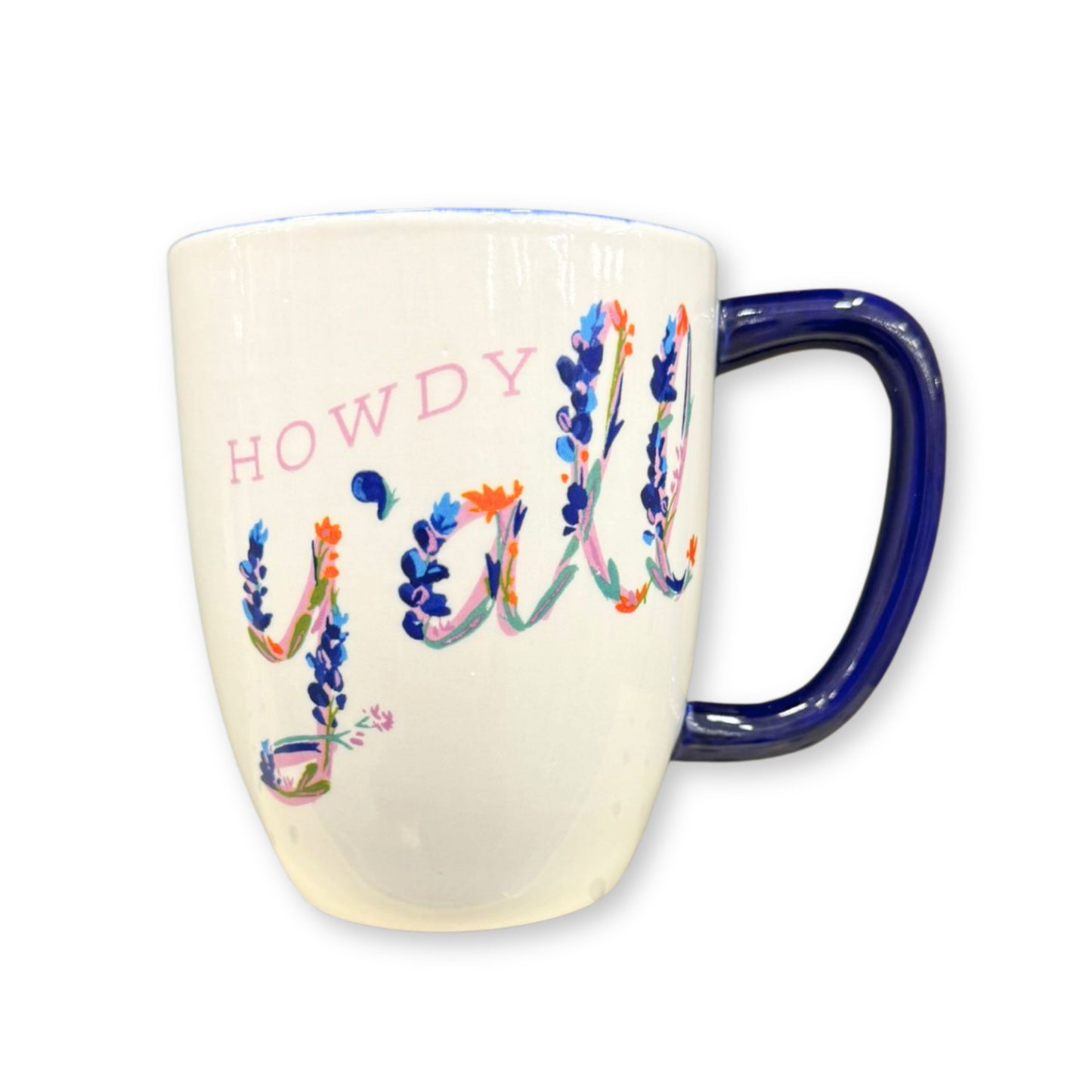 HEB Destination Holiday 16oz Howdy Yall Mug Cup drinkware ceramic