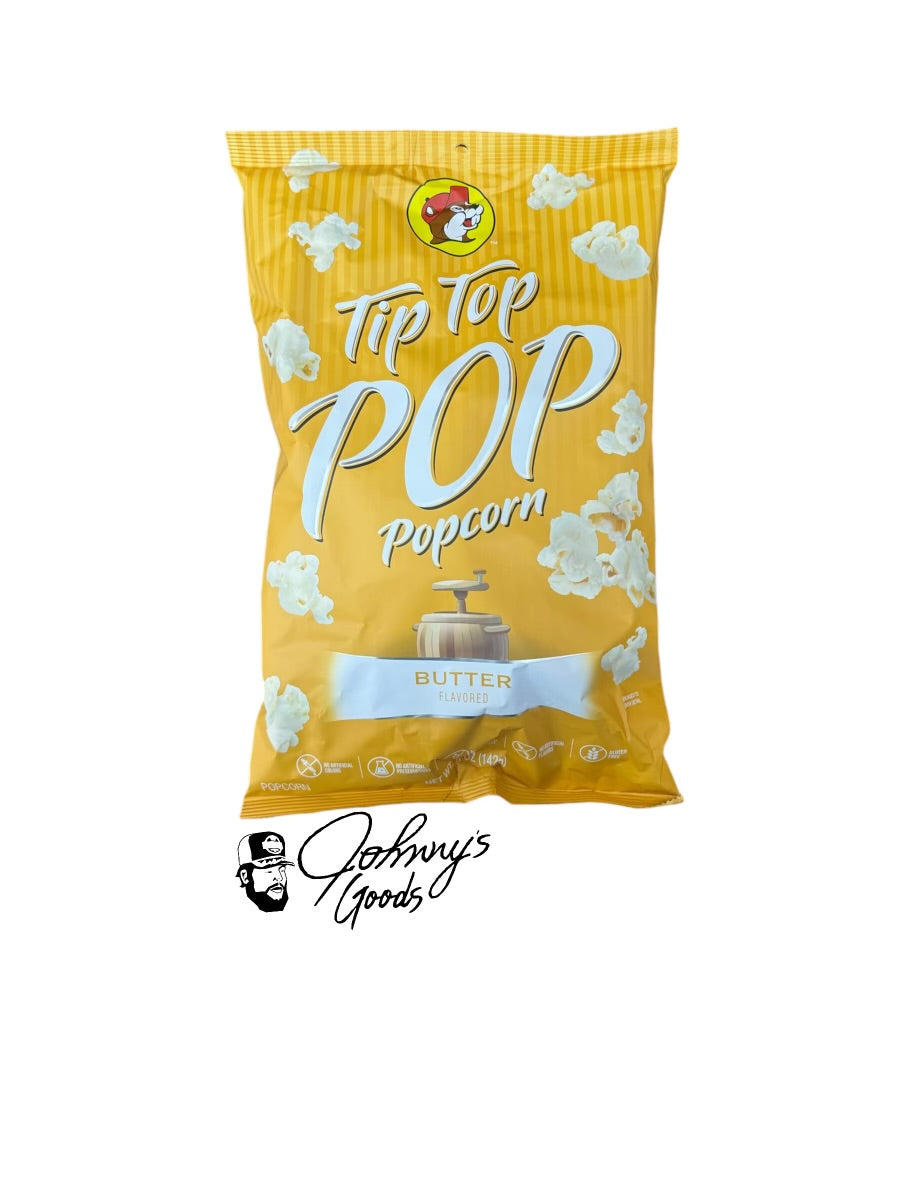 Buc-ee’s Tip Top Popcorn – Delicious Popcorn in 8 Flavor Varieties (Butter, White Cheddar, Dill Pickle & More)