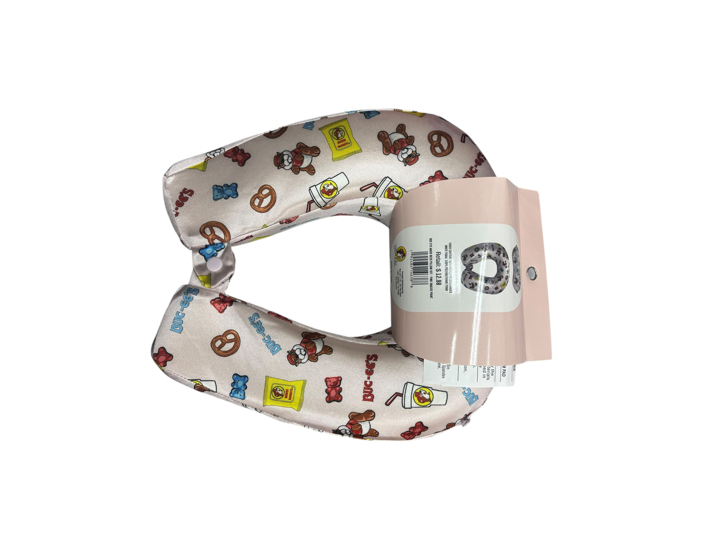 Buc-ee’s Travel Neck Pillow & Eye Mask Set – Soft & Comfy