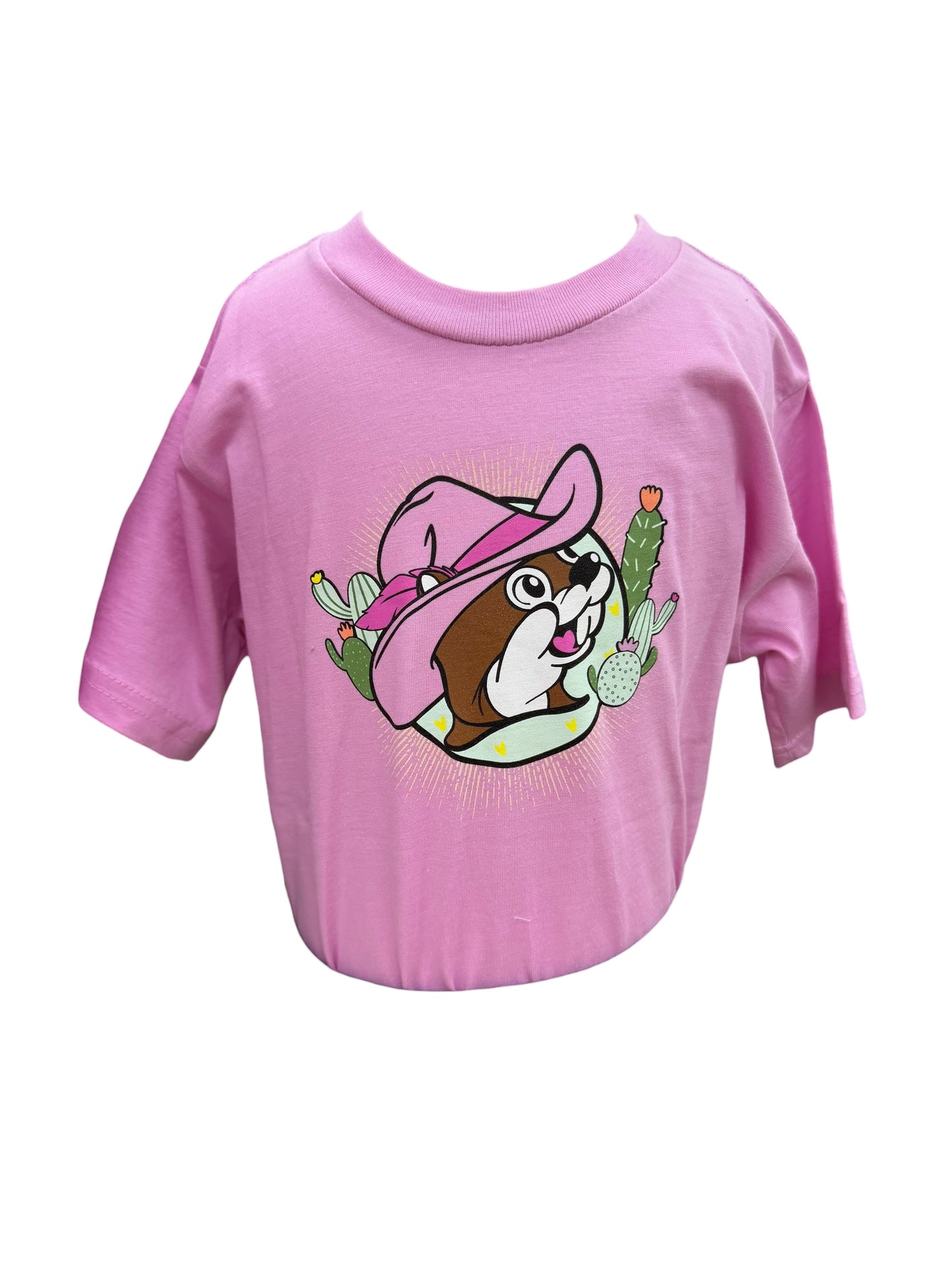 Buc-ee’s “Stuck on Buc-ee’s” Pink Graphic T-Shirt