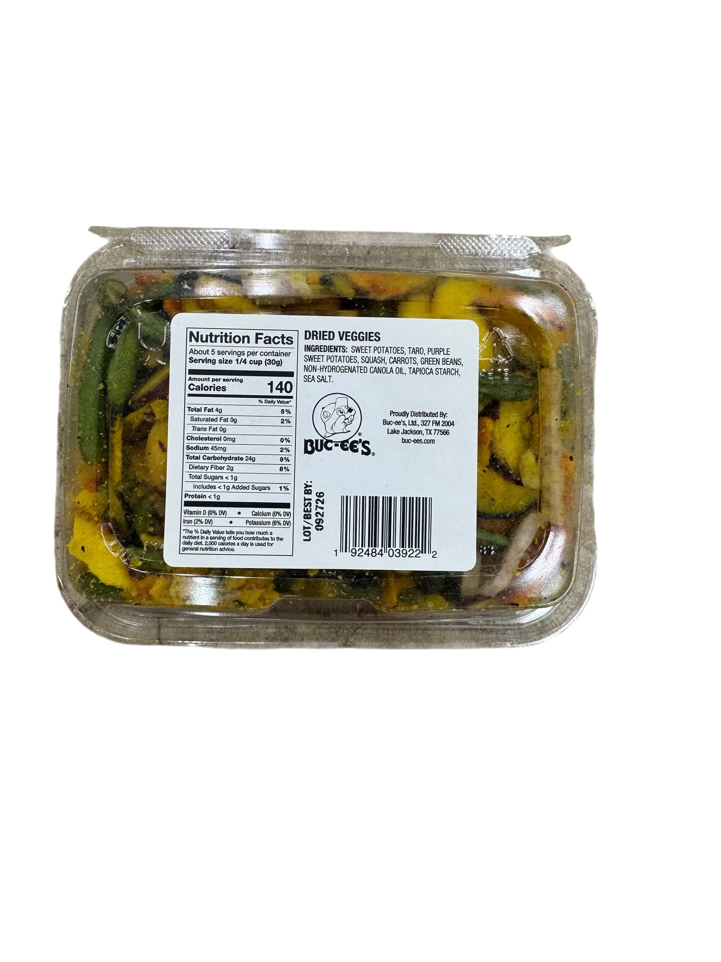 Buc-ee’s Dried Veggies – Crunchy Texas Snack Mix (5 oz)