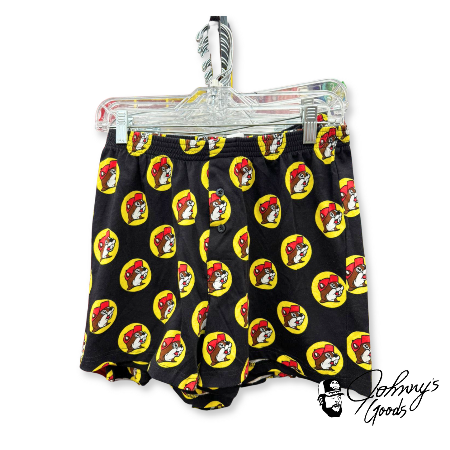 Buc-ee's Adult Black Boxers Logo buc ees buc ee's bucees buccees buc-ees