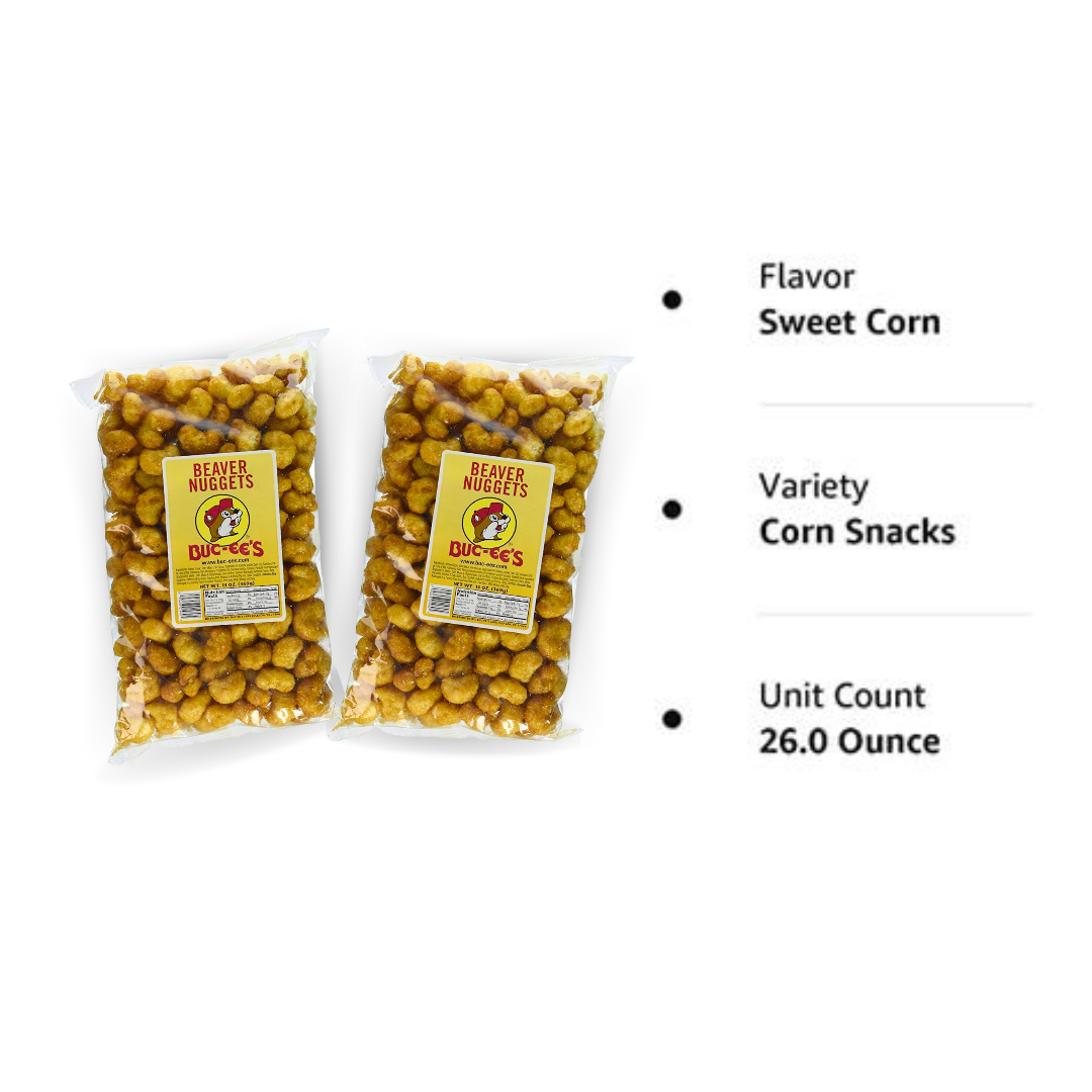 Buc-ee's Famous Beaver Nuggets Sweet Corn Puff Snacks buc ees buc ee's bucees buccees buc-ees