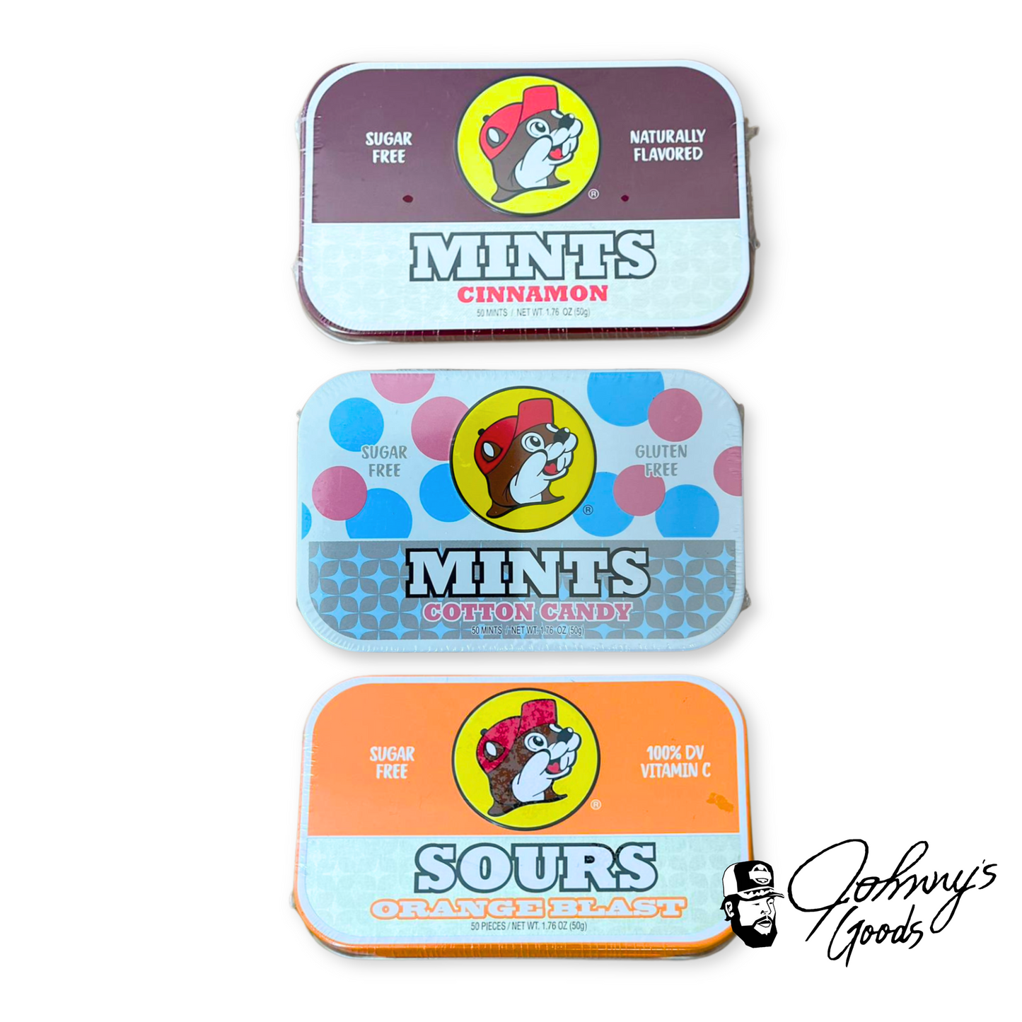 Buc-ee's Flavored Mints and Sours buc ees buc ee's bucees buccees buc-ees