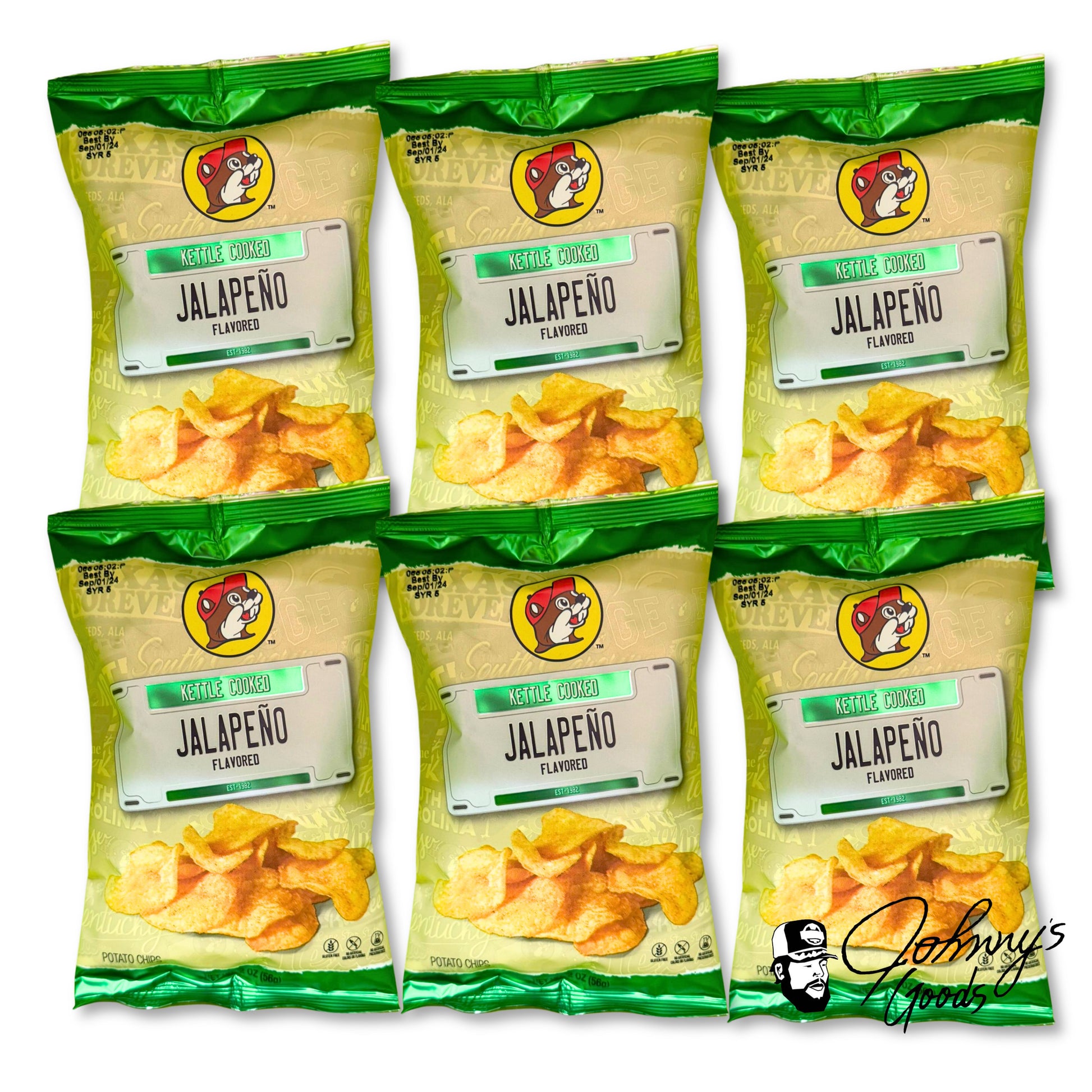 Buc-ee's Kettle Cooked Potato Chips Flavored buc ees buc ee's bucees buccees buc-ees