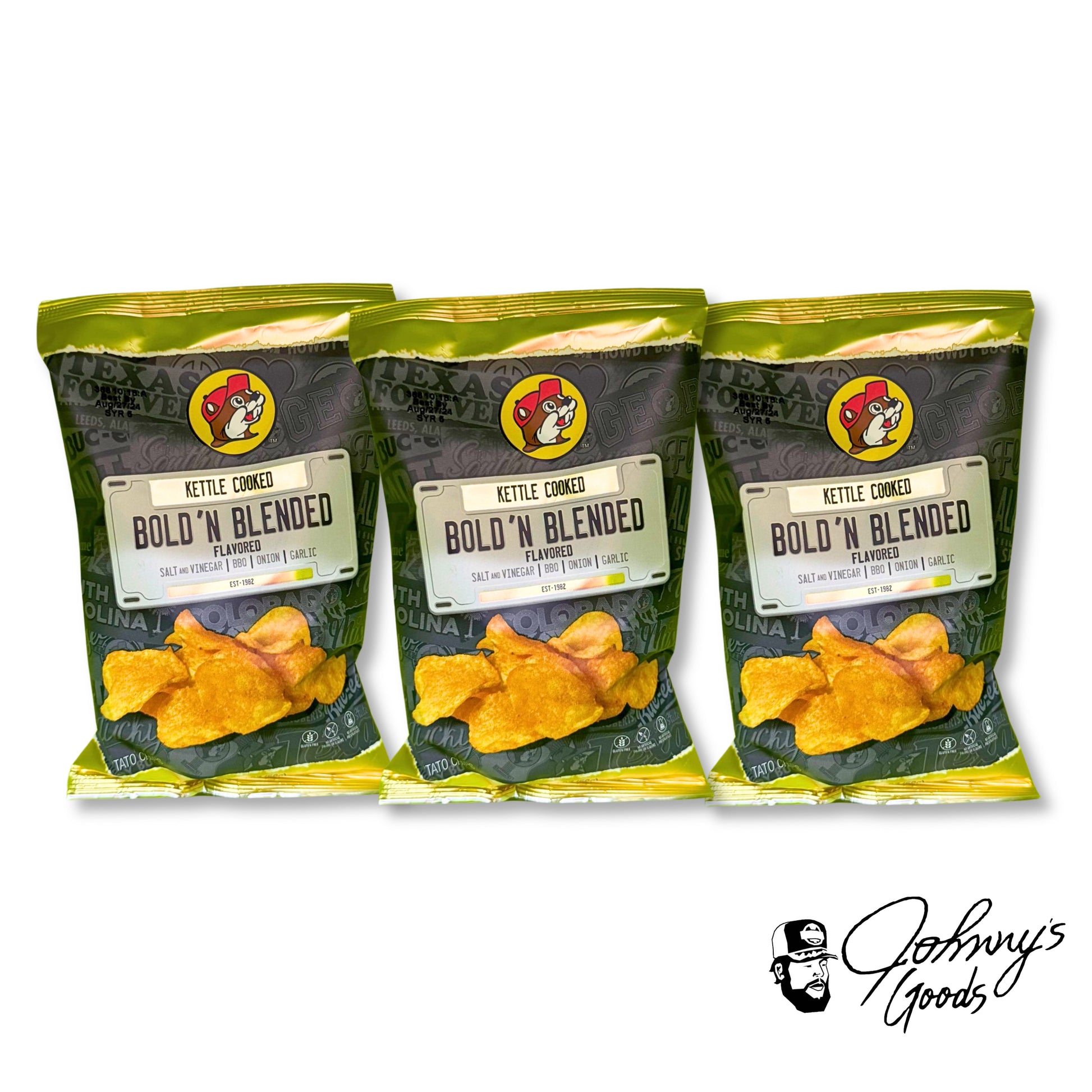 Buc-ee's Kettle Cooked Potato Chips Flavored buc ees buc ee's bucees buccees buc-ees