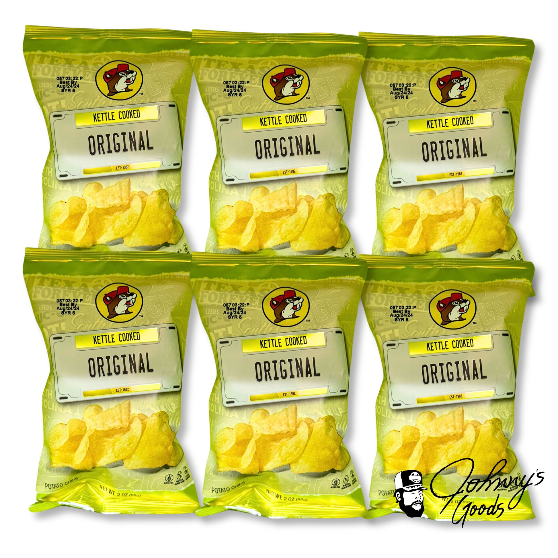 Buc-ee's Kettle Cooked Potato Chips Flavored buc ees buc ee's bucees buccees buc-ees