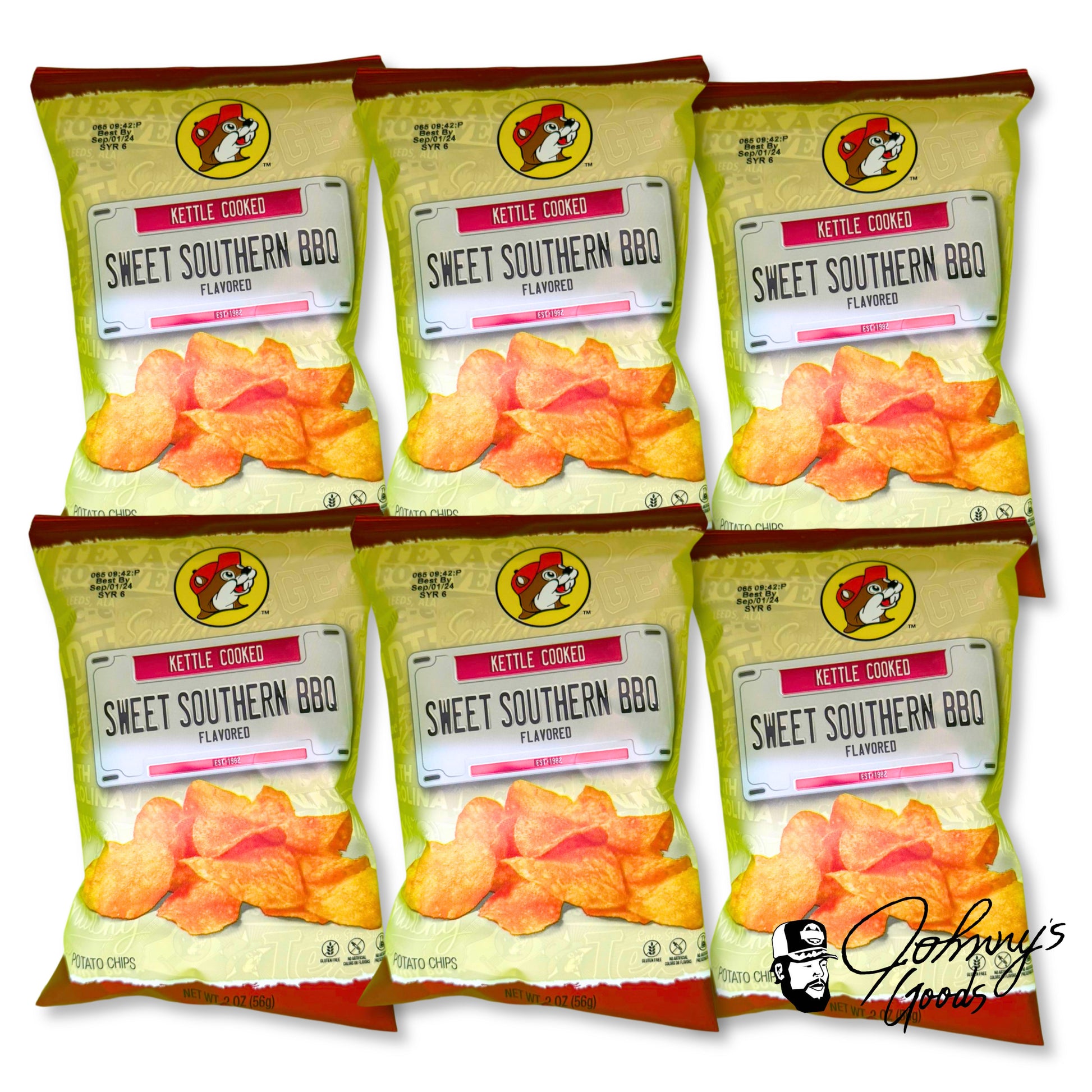 Buc-ee's Kettle Cooked Potato Chips Flavored buc ees buc ee's bucees buccees buc-ees