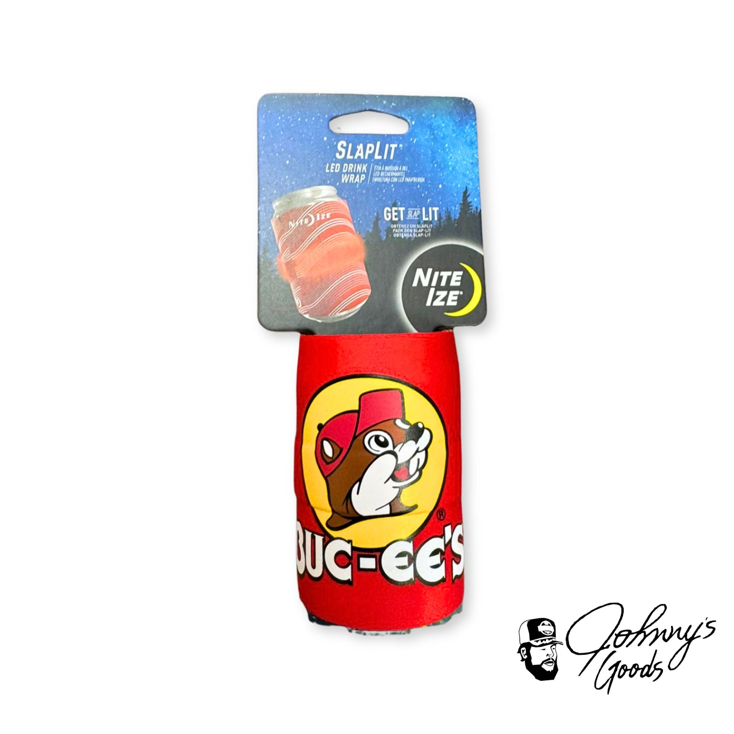 Buc-ee's Nite Ize SlapLit Insulated LED Red Drink Wrap buc ees buc ee's bucees buccees buc-ees