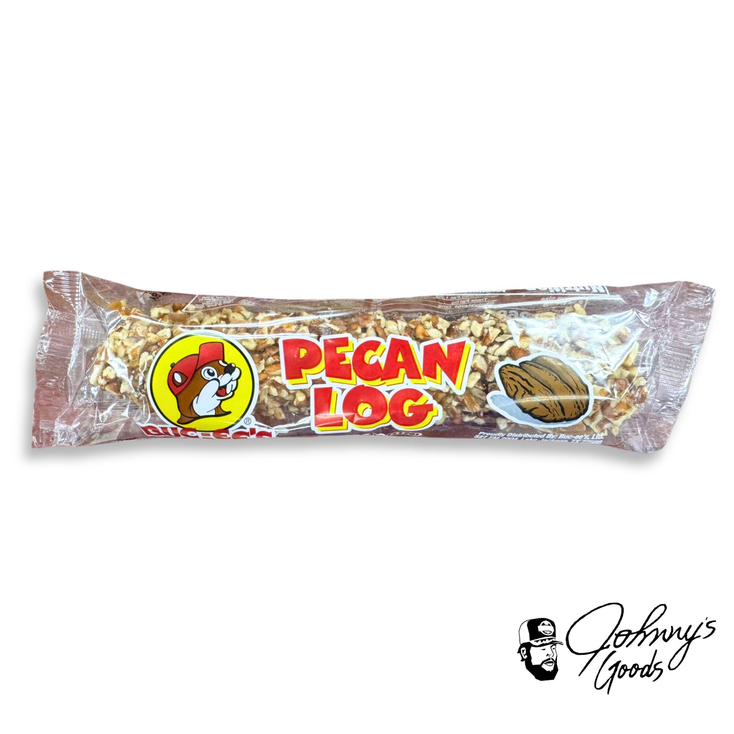 Buc-ee's pecan log, pecan log candy, caramel pecan log, nougat pecan log, Texas pecan treats