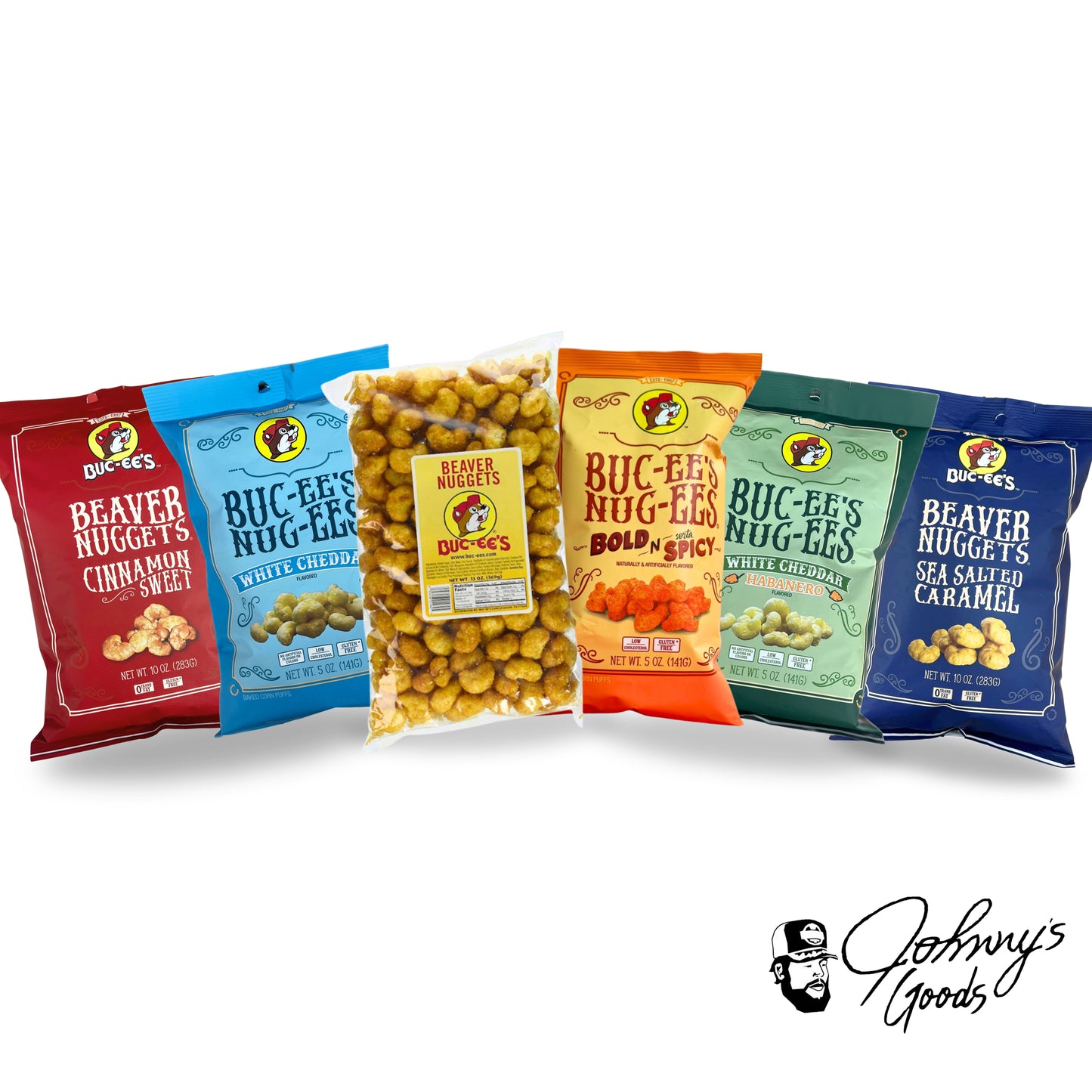 Buc-ee's snack bundle, Buc-ee's snack nuggets, Buc-ee's Nug-ees, snack nuggets honey butter, Buc-ee's spicy nug-ees, Texas snack bundle, Buc-ee's sweet and savory snacks