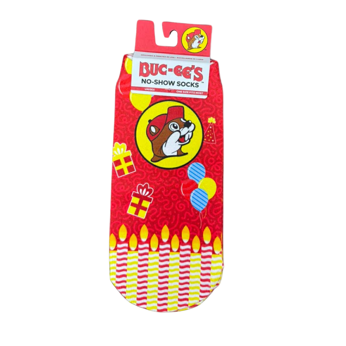Buc-ee's No-Show "One-Size Fits Most" Socks