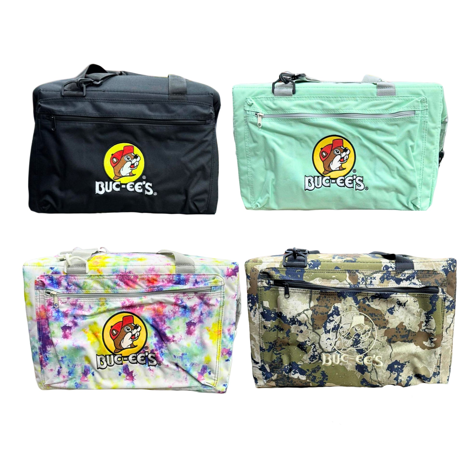 Buc-ee's 24 Can Cooler Bag, Portable Insulated Cooler Bag, 24 Can Soft-Sided Cooler, Buc-ee’s Cooler for Drinks, Buc-ee’s Branded Cooler Bag