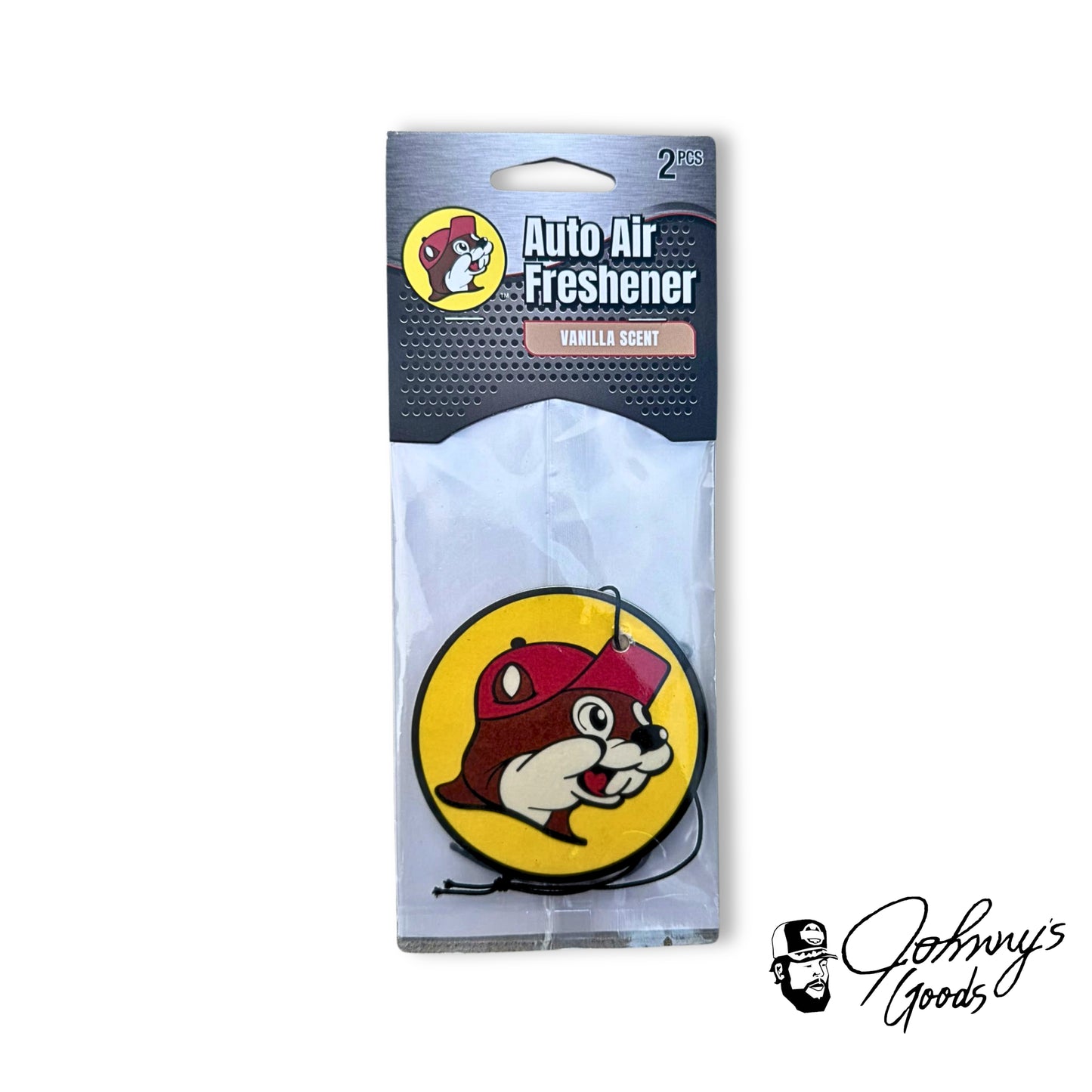 Buc-ee's Auto Air Freshener Vanilla Scent, 2 Pieces