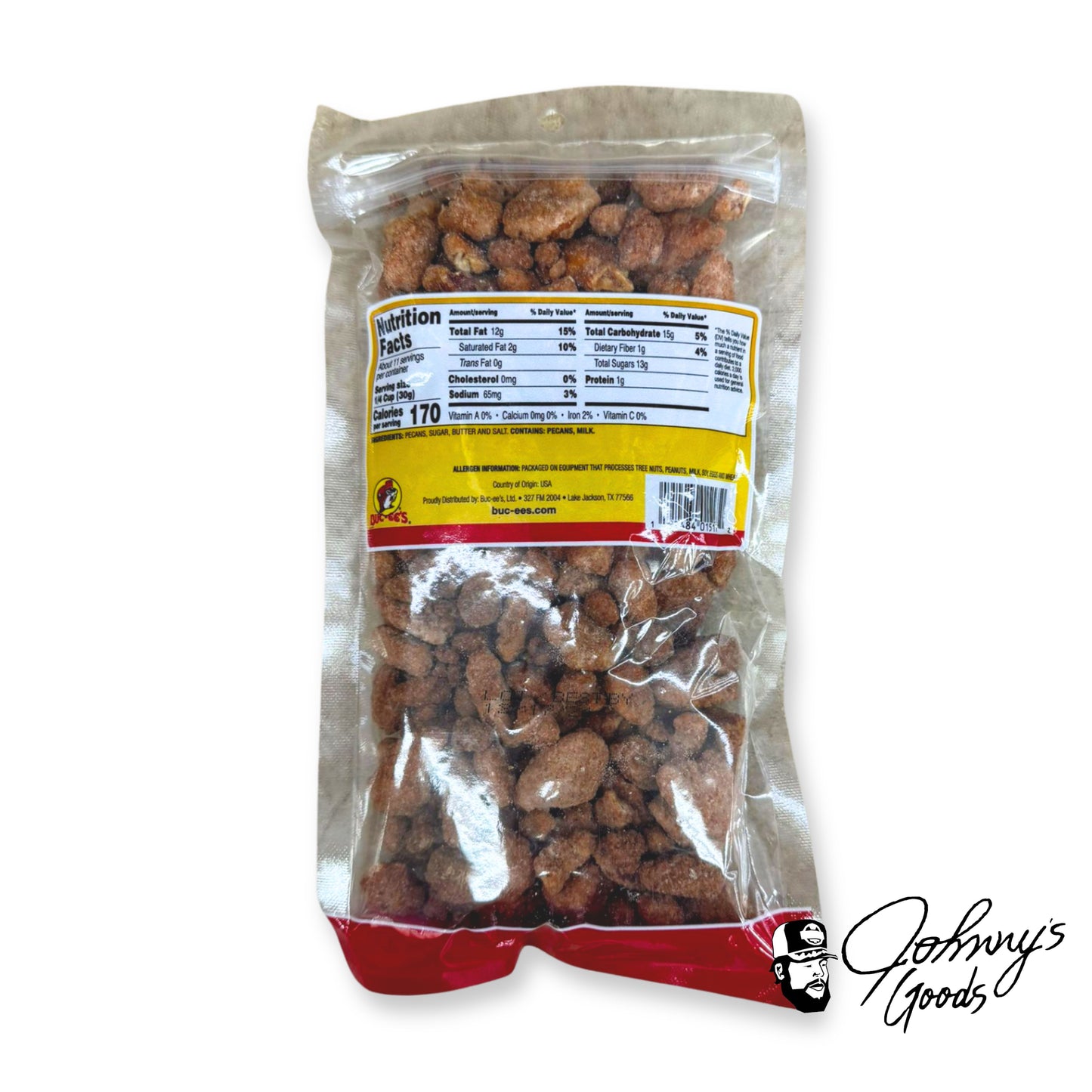 Gourmet Pecan Snacks, 12oz Butter Toffee Pecans, Buc-ee's Pecan Treats, Sweet and Crunchy Pecans, Glazed Butter Pecans