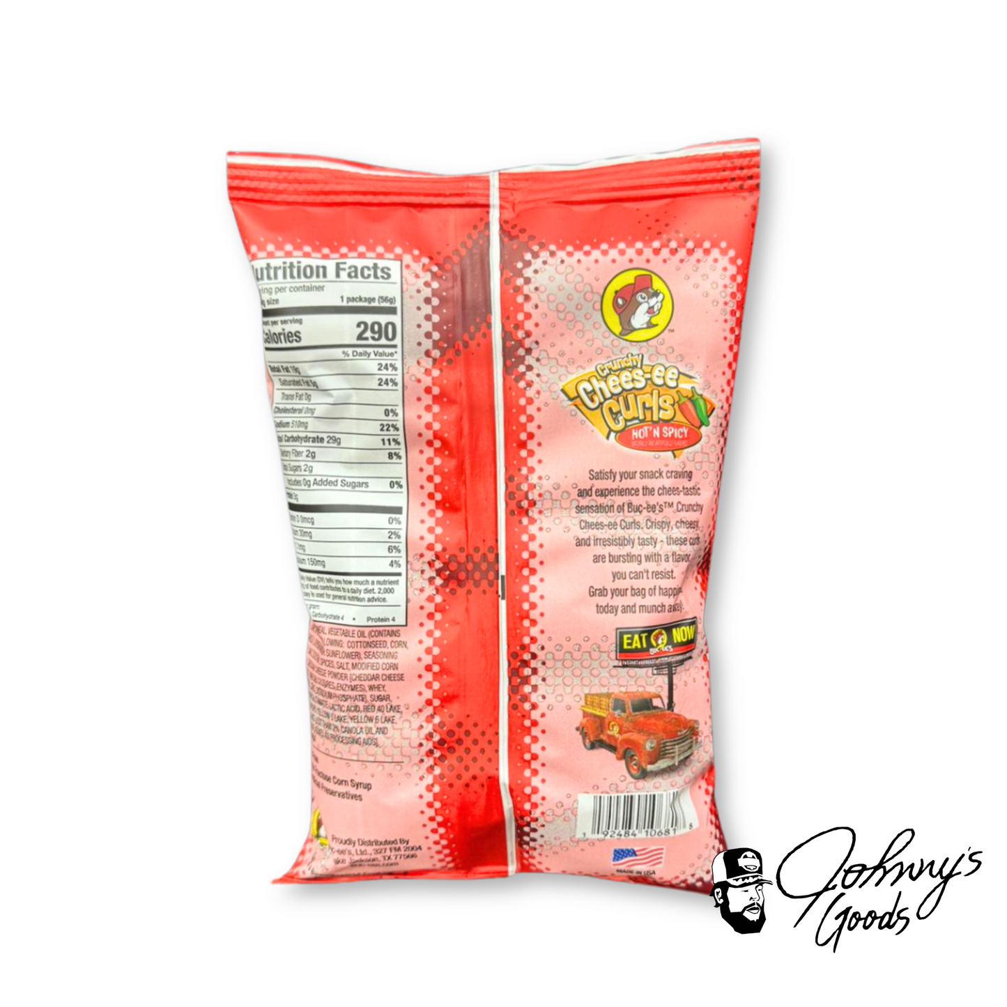 Buc-ee's Crunchy Chees-ee Curls – Hot N Spicy, Limón, & Original Flavors – Bold & Cheesy Snack