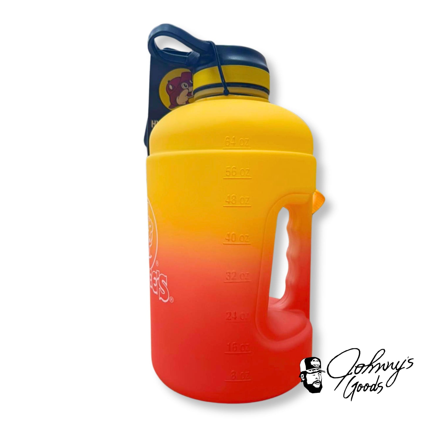 Buc-ee’s Motivational Bottle, Hydration Bottle for Workouts, Reusable Hydration Bottle, Hydration Bottle with Markings, Water Bottle with Inspirational Quotes