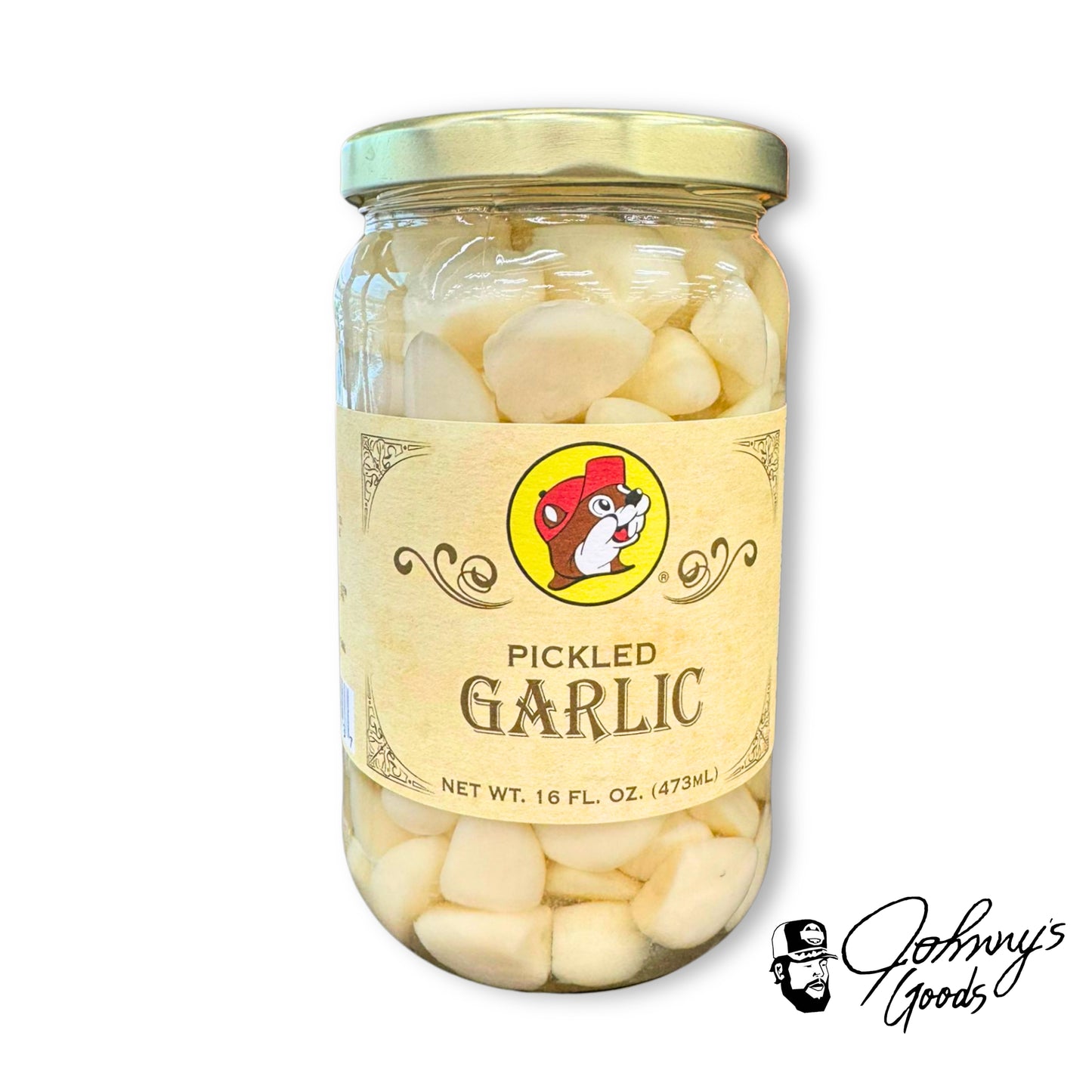 Buc-ee's Pickled Garlic, Pickled Garlic Cloves, Buc-ee's Garlic Products, Gourmet Pickled Garlic, Buc-ee's Pantry Items