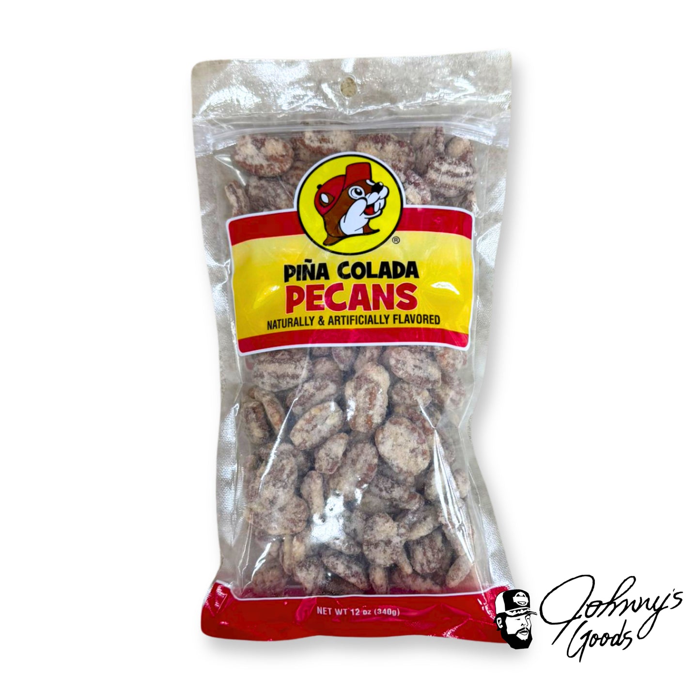 Buc-ee's Gourmet Nut SnacksPiña Colada Snack Ideas, Sweet Tropical Pecans, 12oz Tropical Flavored Nuts, Giftable Tropical Nut Snacks