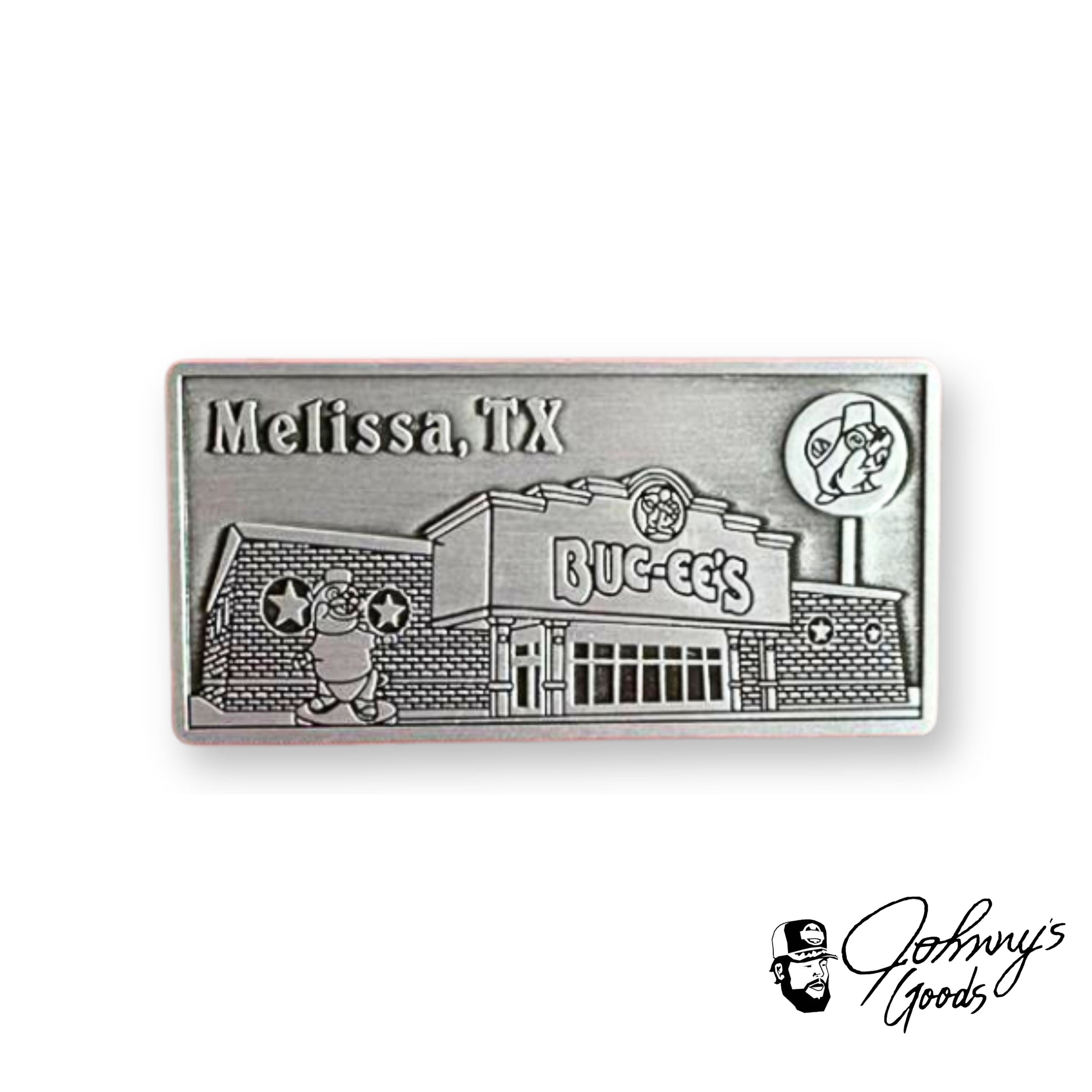 Buc-ee's Silver Magnet buc ees buc ee's bucees buccees buc-ees
